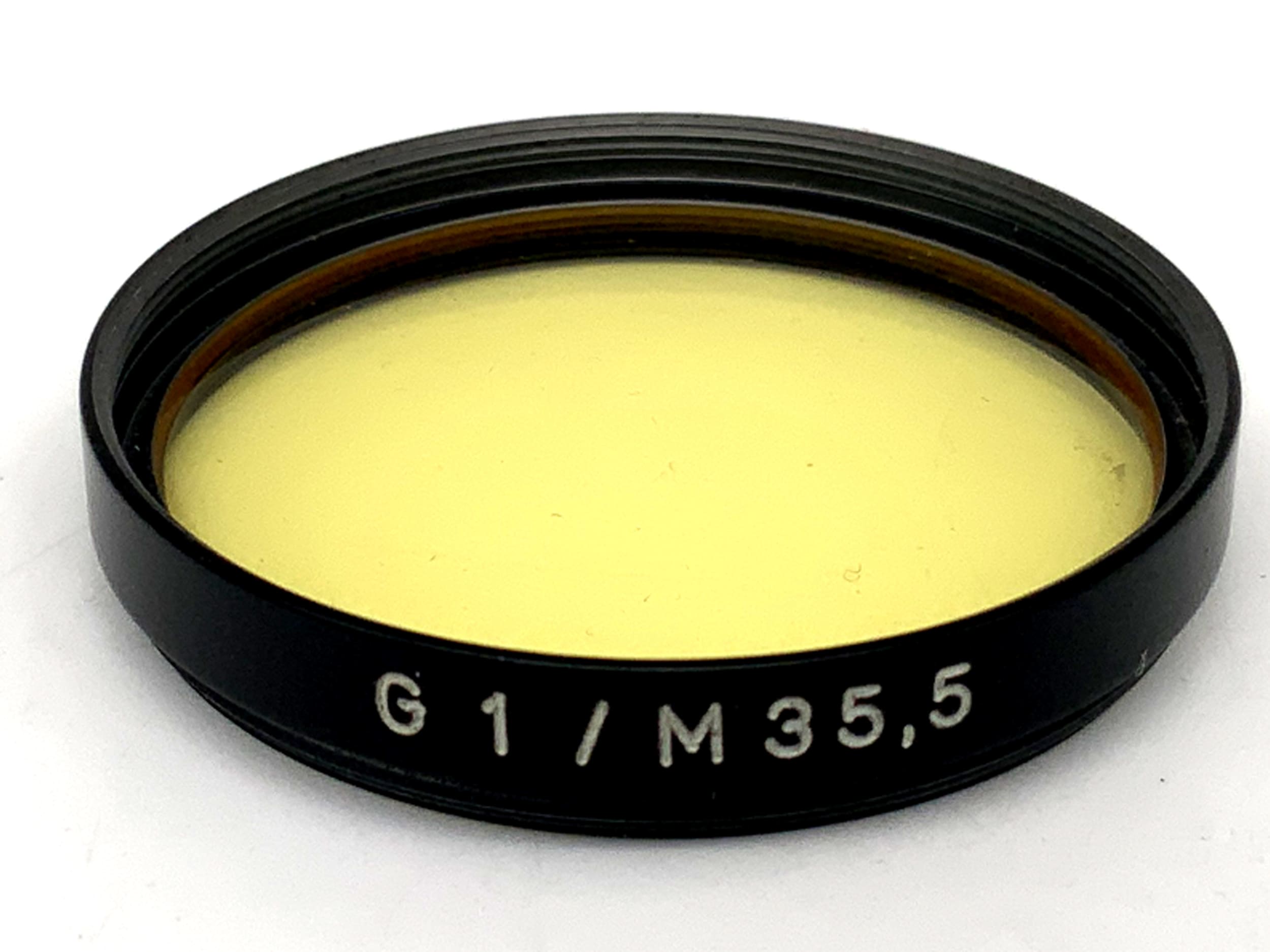 Carl Zeiss Jena Farbfilter G1/M35,5 hellgelb/light yellow Filter 35,5mm