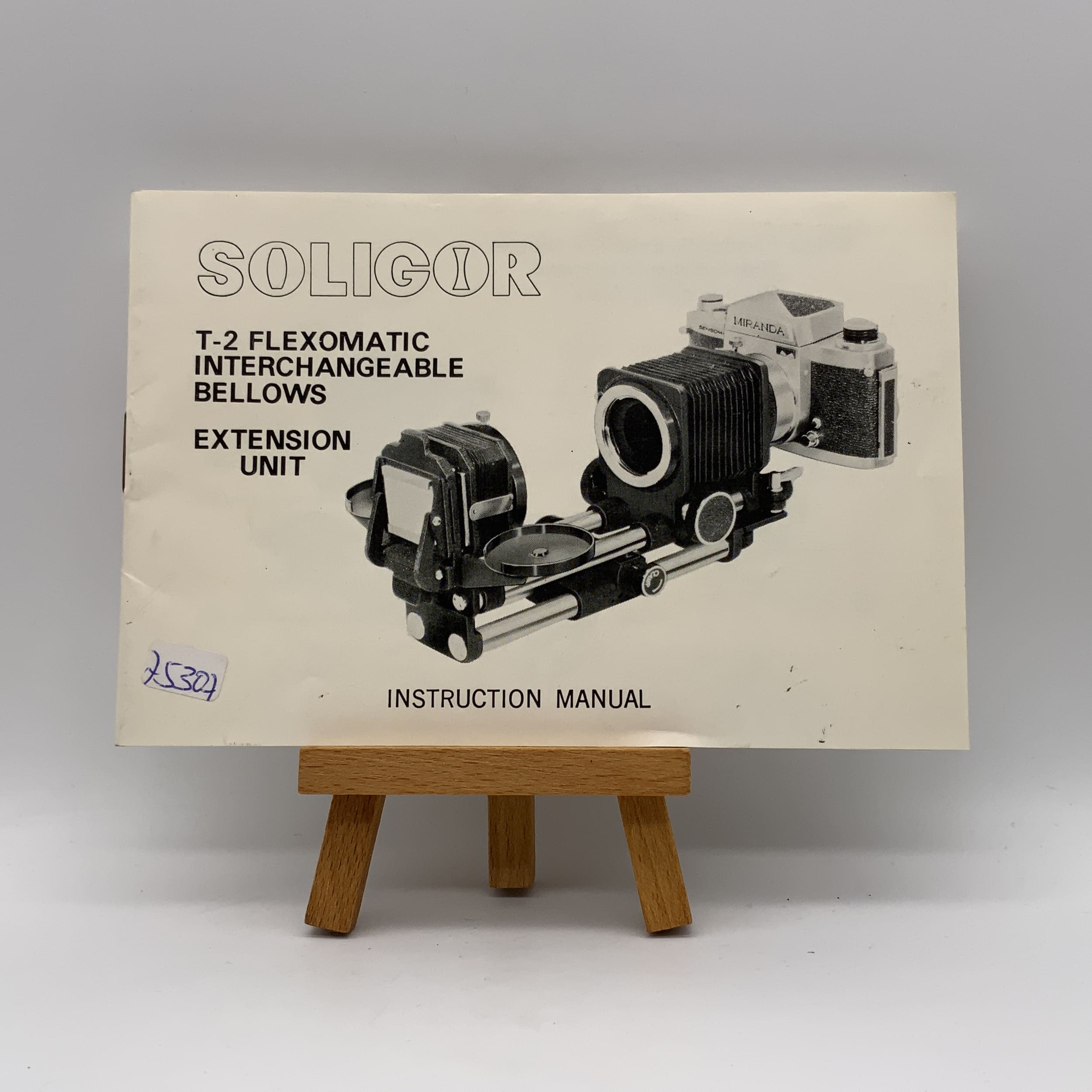 Soligor T-2 Flexomatic Interchangeable Bellows Bedienungsanleitung Englisch