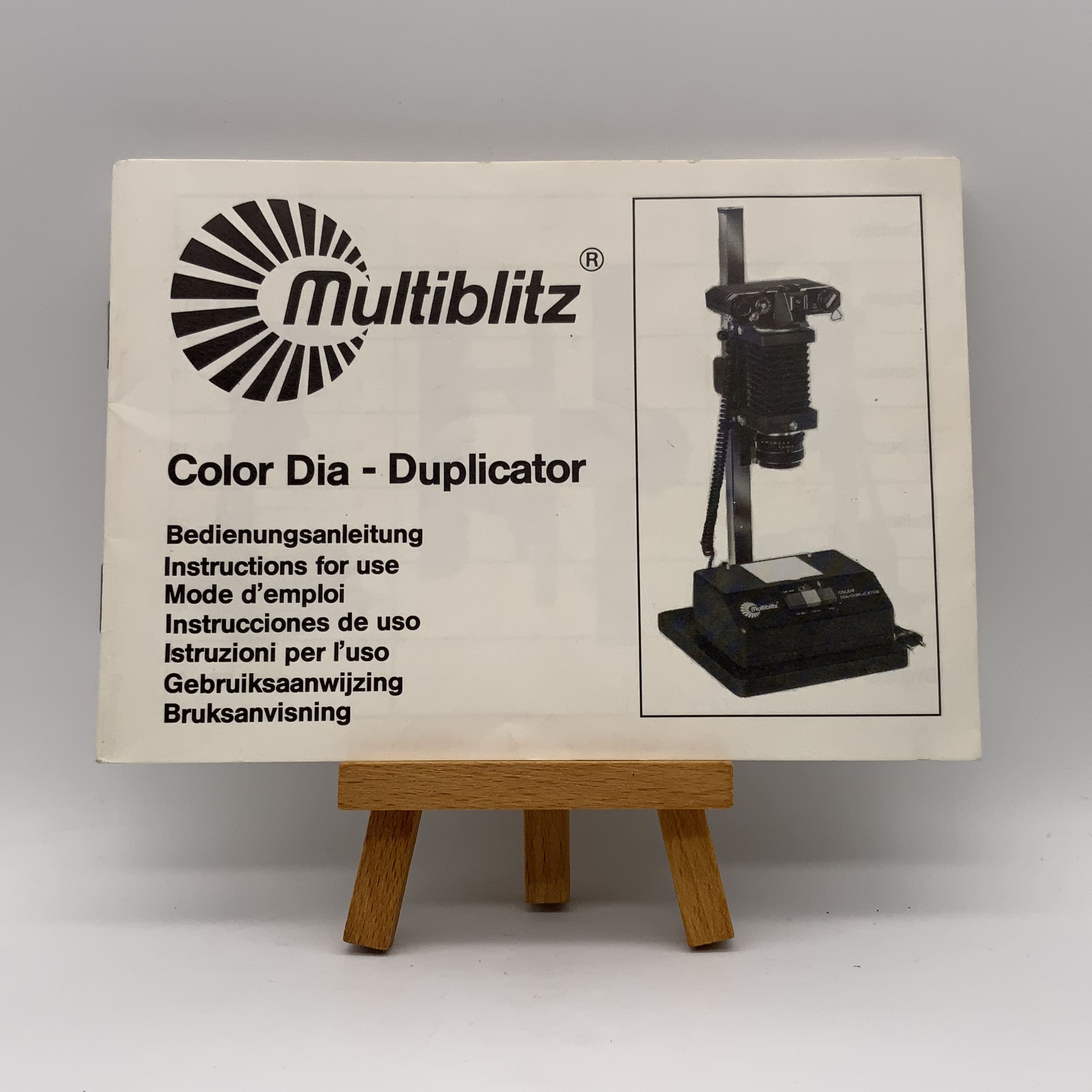 Multiblitz Color Dia Duplicator Bedienungsanleitung Deutsch