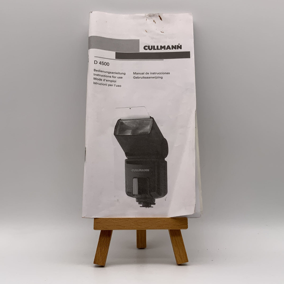 Cullmann D4500 Blitz Flash Bedienungsanleitung Deutsch Gebrauchsanweisung