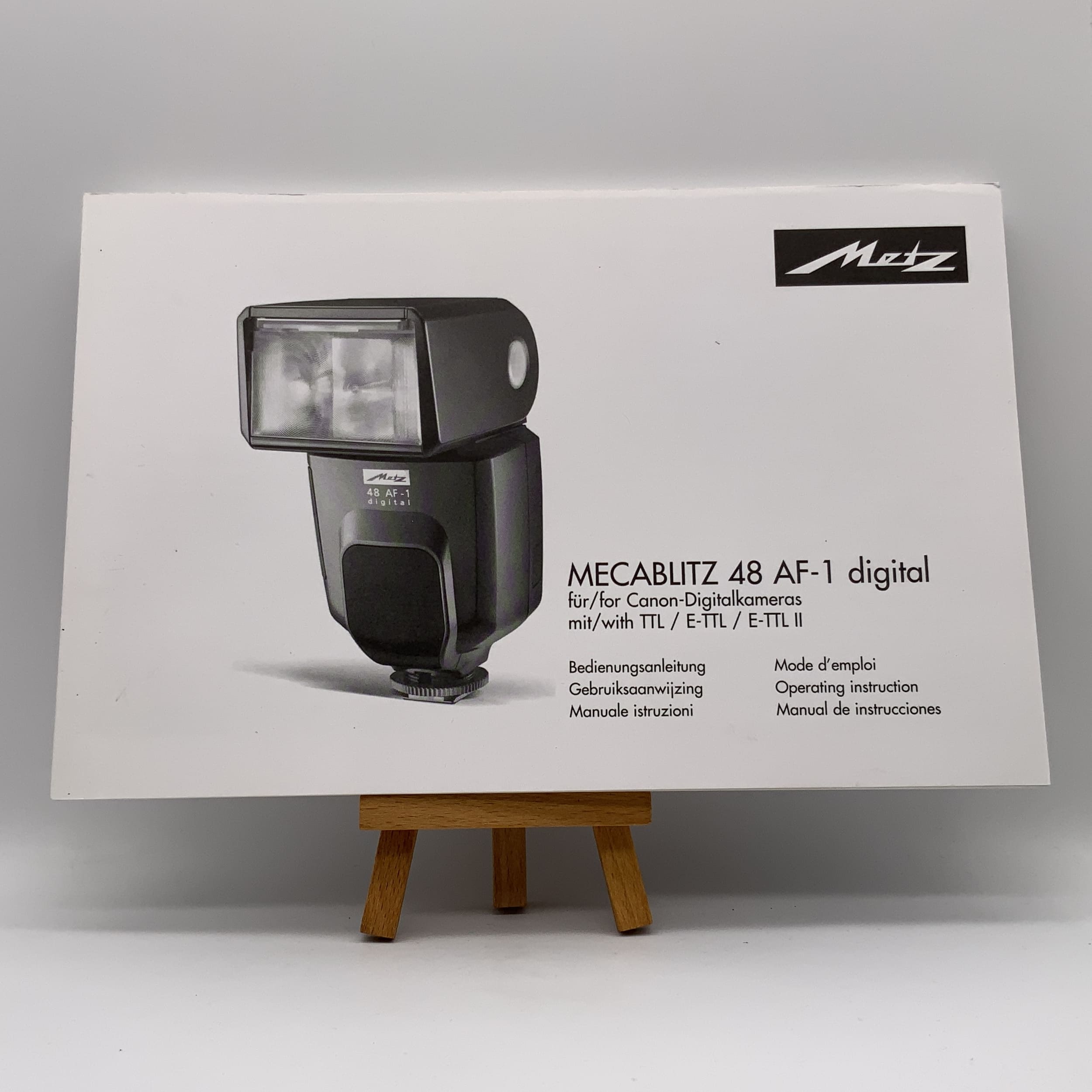 Metz Mecablitz 48 AF-1 digital Bedienungsanleitung Deutsch Gebrauchsanweisung