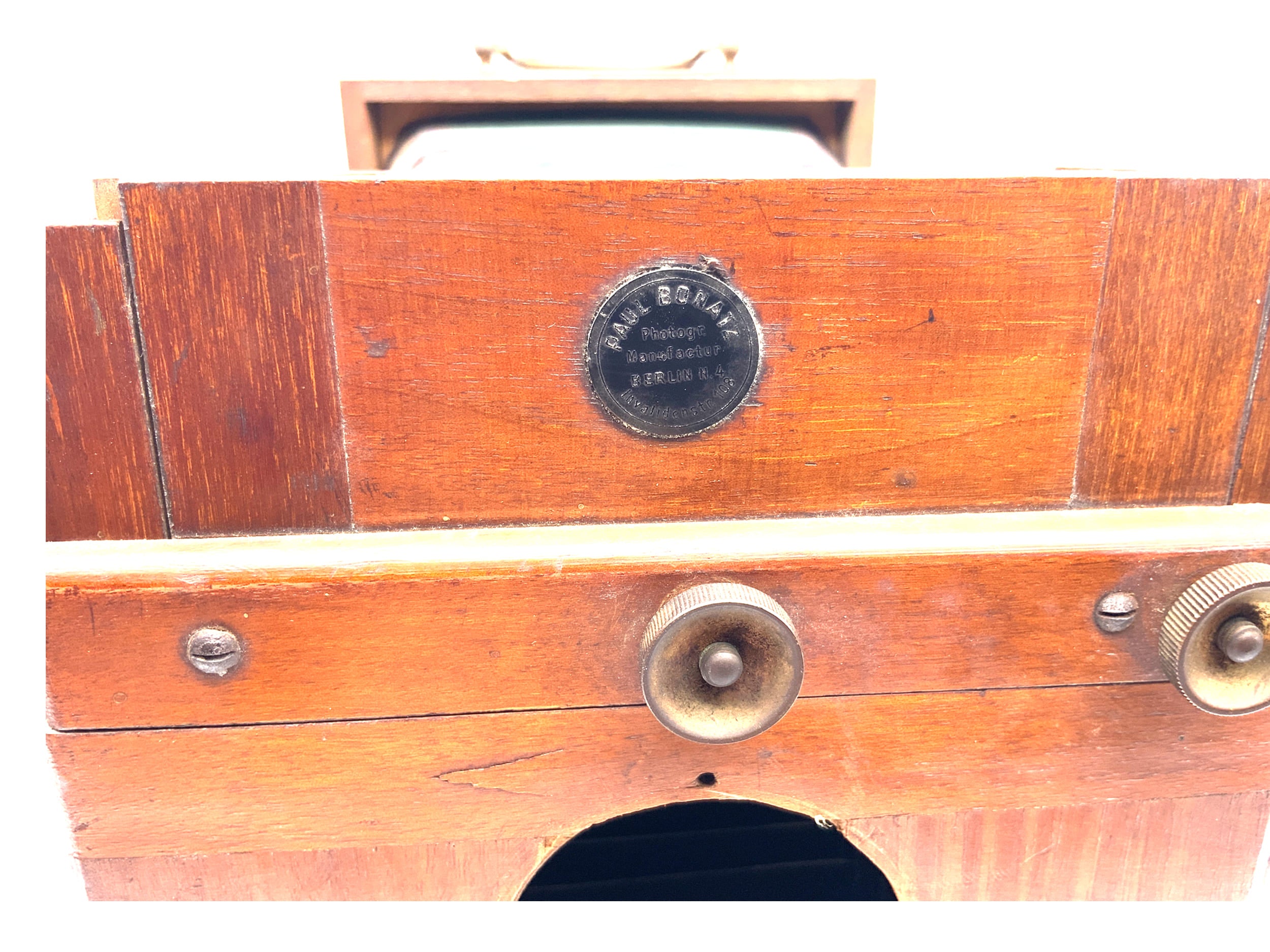 Paul Bonatz Plattenkamera Holzkamera Analogkamera
