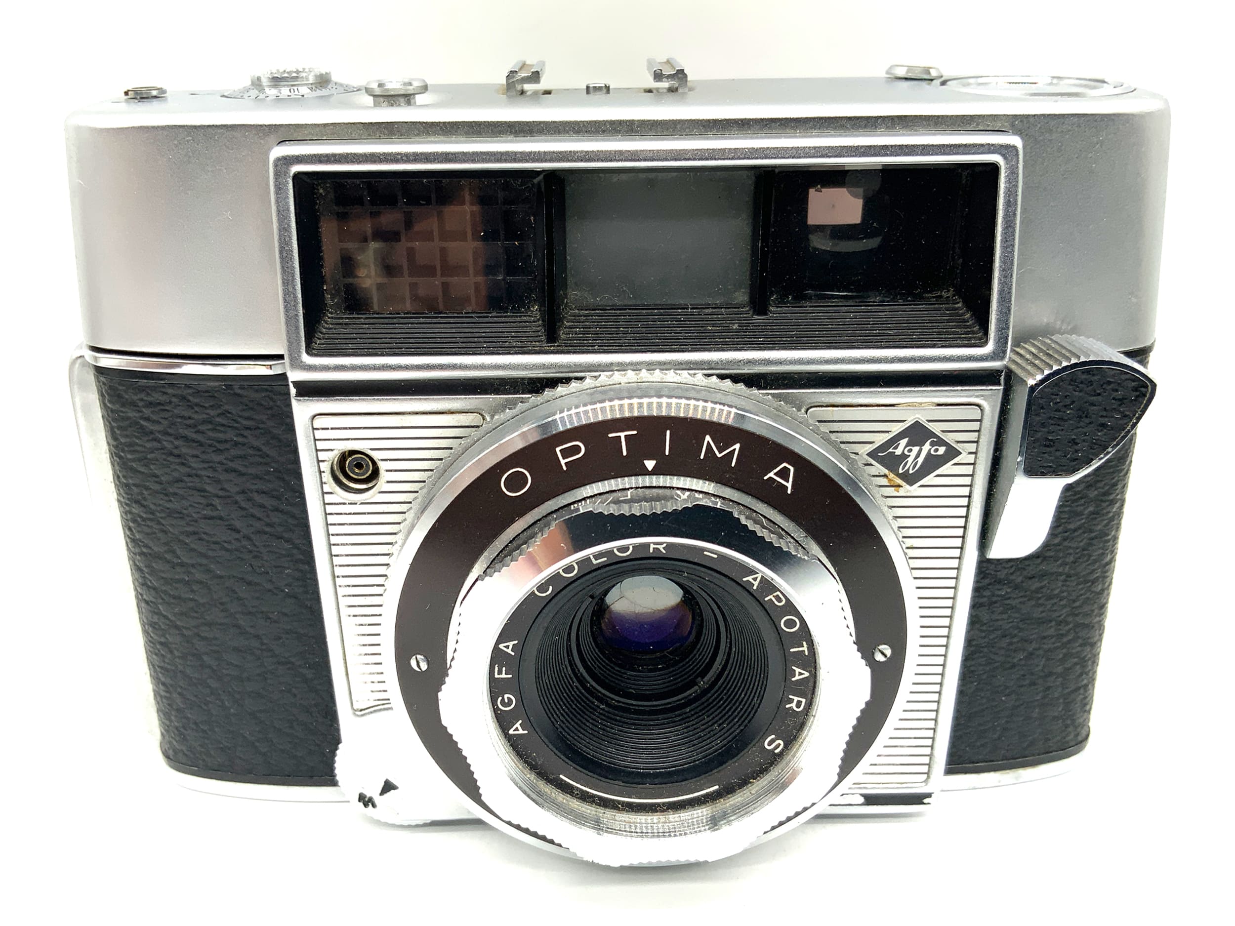 Agfa Optima Sucherkamera mit Color-Apotar S Kompaktkamera Analogkamera