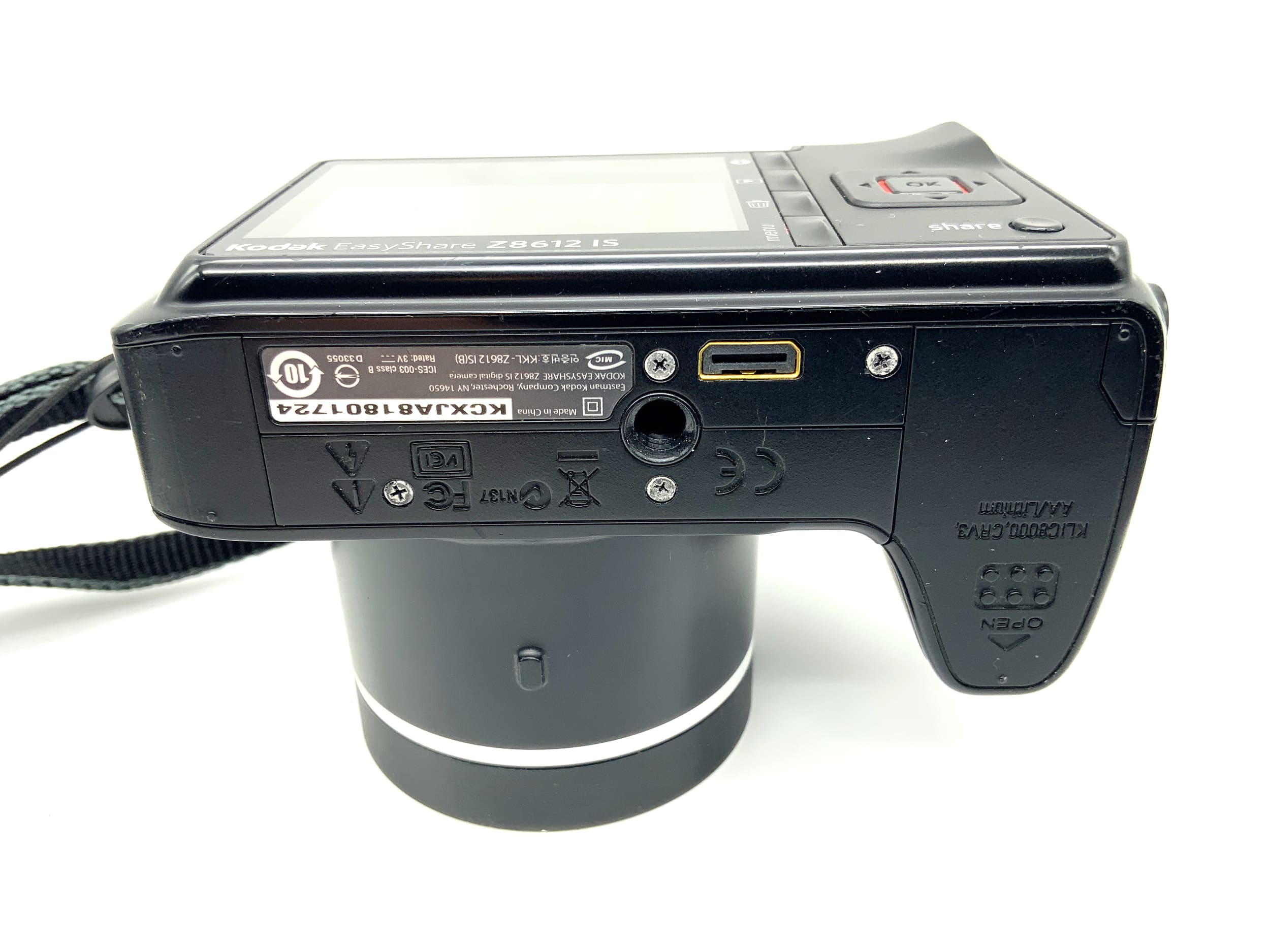 Kodak EasyShare Z8612 IS Digitalkamera mit Schneider Kreuznach Variogon 8.1MP