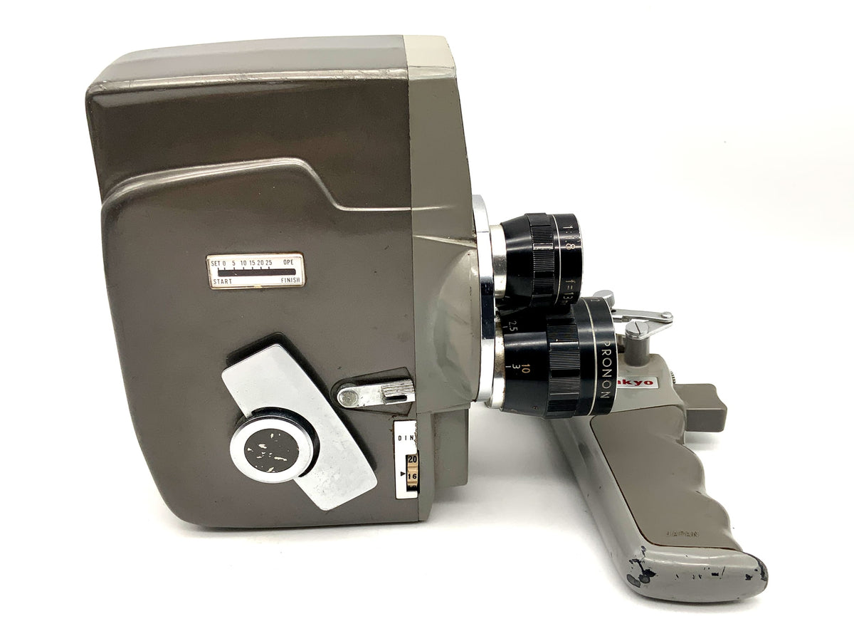 Sankyo Movimat film camera with Pronon 6.5mm 13mm 25mm Super 8