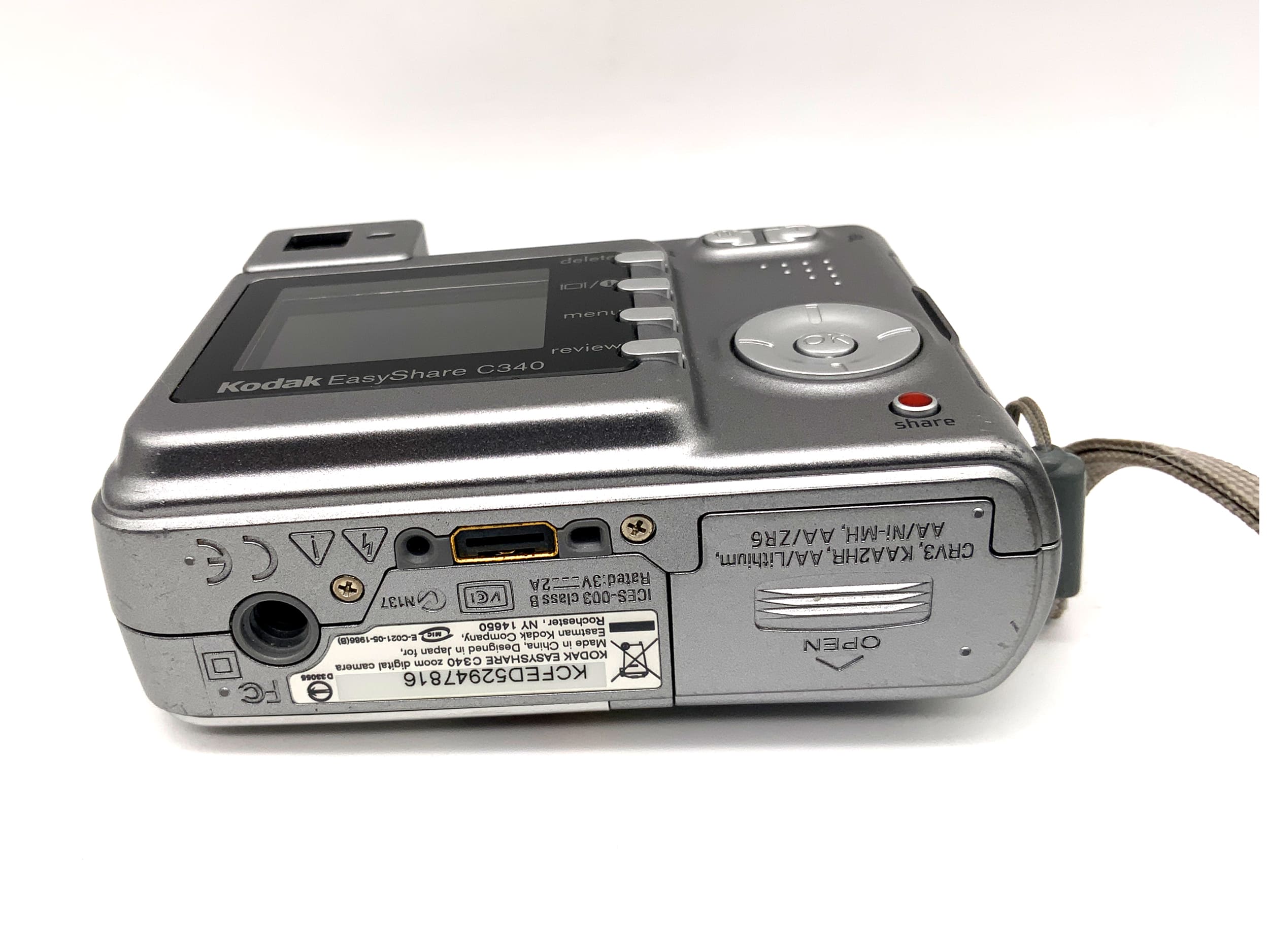 Kodak EasyShare C340 Digitale Kompaktkamera mit Retinar 34-102mm 5MP