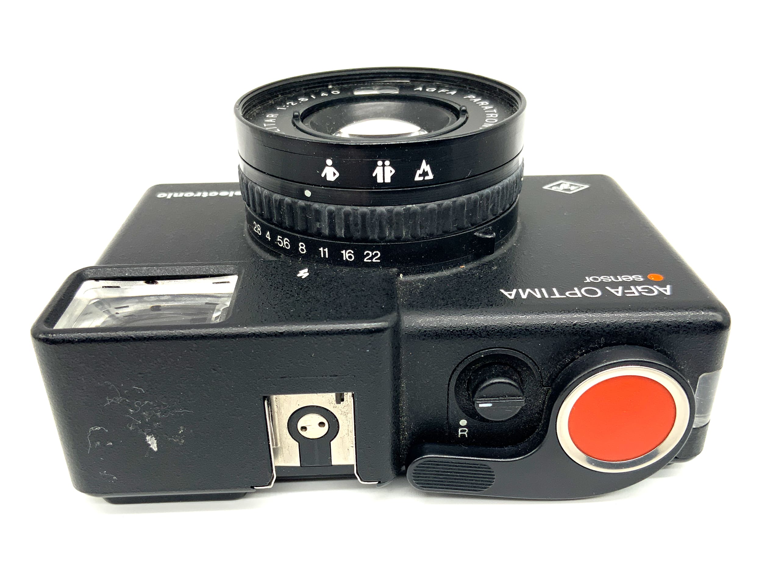 Agfa Optima sensor Sucherkamera mit Solitar 1:2.8/40mm Electronic Analogkamera