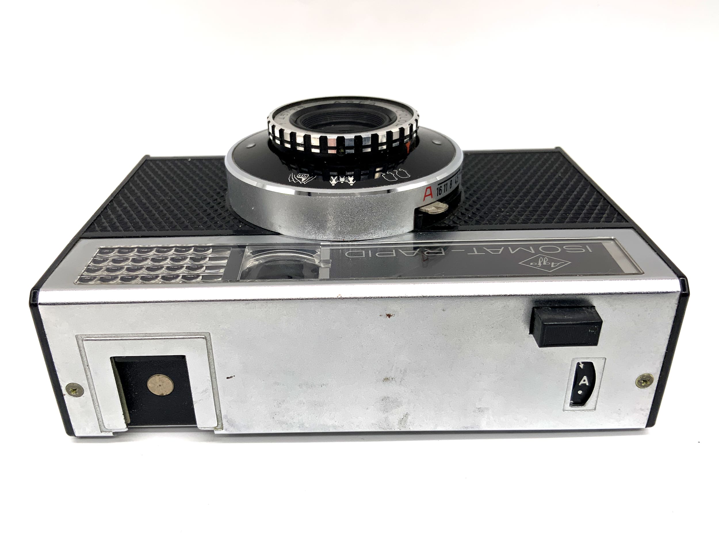 Agfa Isomat-Rapid Sucherkamera mit Color-Agnar 1:4.5/38mm Paratic Analogkamera
