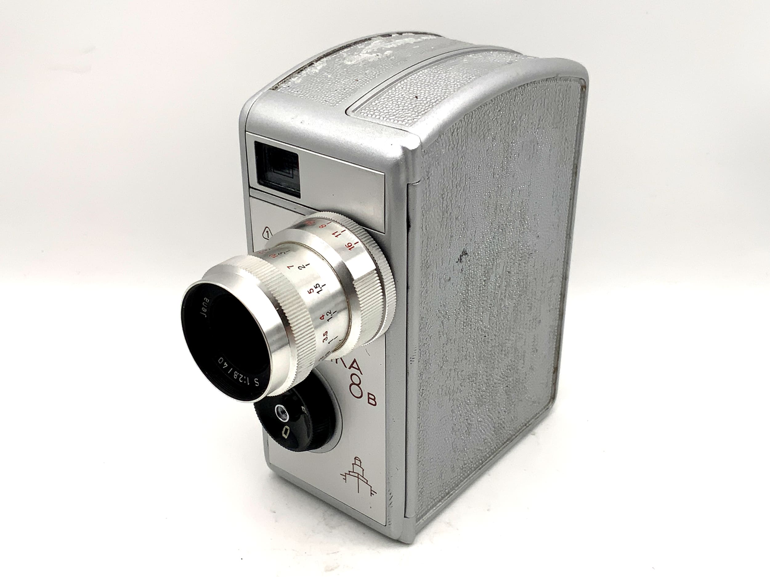 Pentacon Pentaka 8B Filmkamera mit Carl Zeiss Sonnar 1:2,8/40mm Doppel 8mm