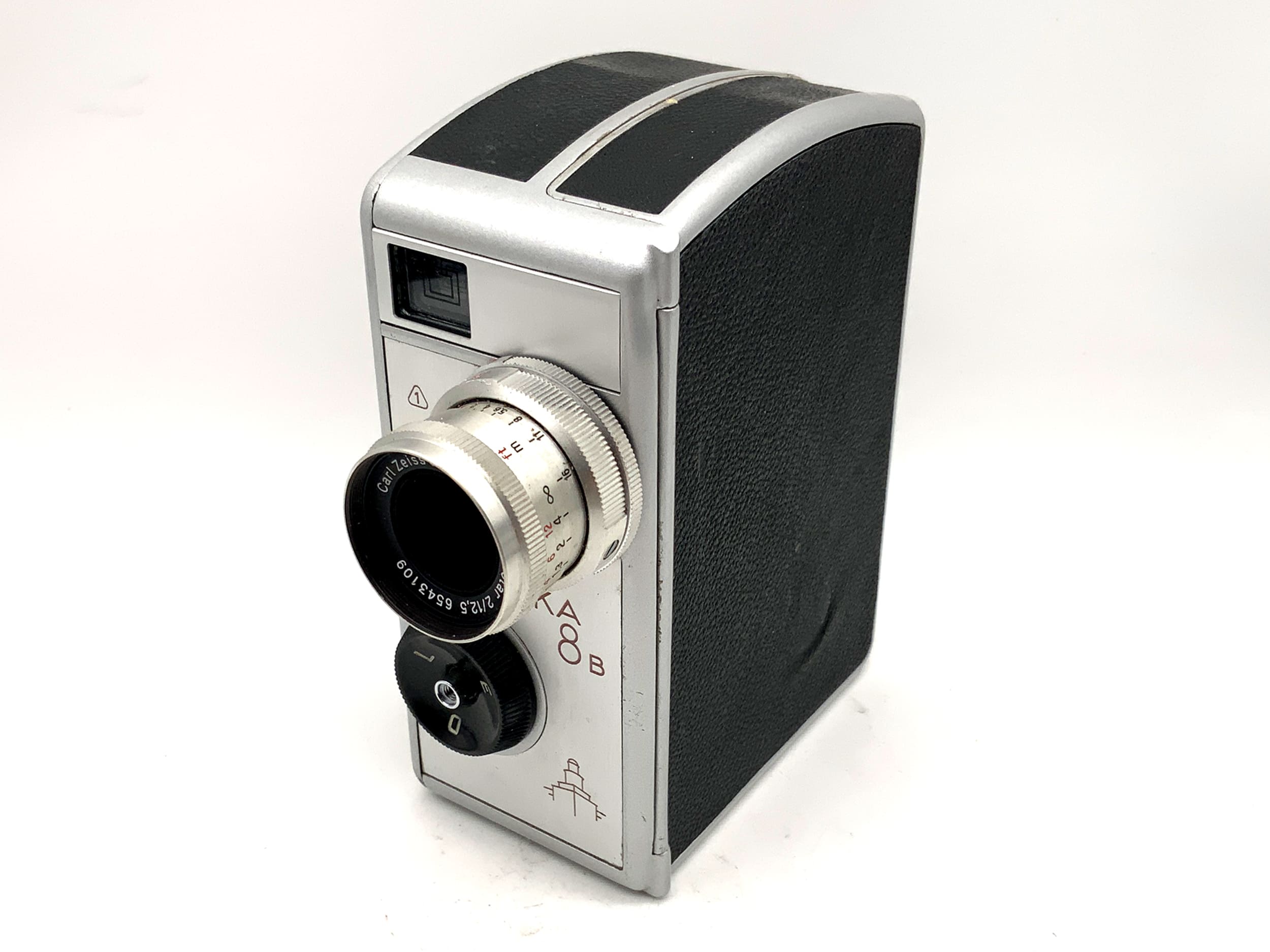 Pentacon Pentaka 8B Filmkamera mit Carl Zeiss Biotar 1:2/12,5mm Doppel 8mm