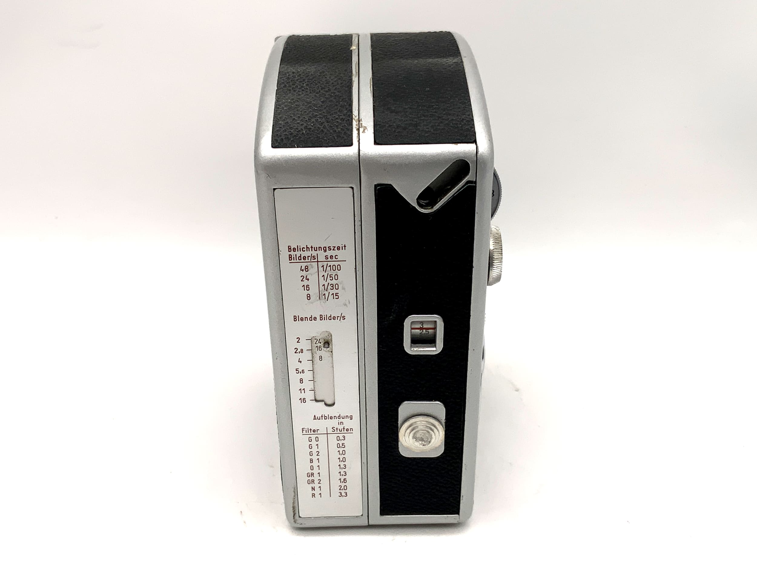 Pentacon Pentaka 8B Filmkamera mit Carl Zeiss Biotar 1:2/12,5mm Doppel 8mm