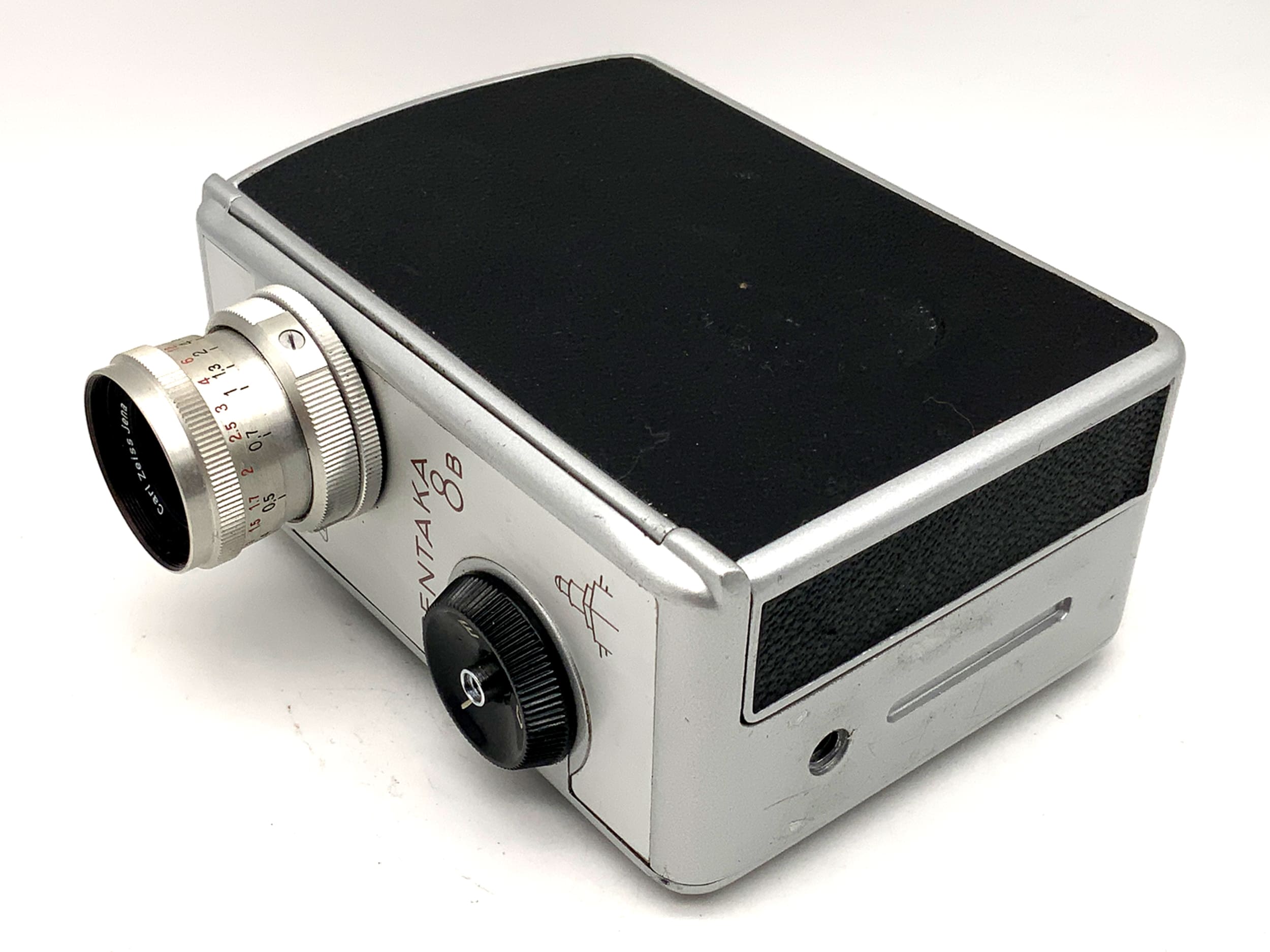 Pentacon Pentaka 8B Filmkamera mit Carl Zeiss Biotar 1:2/12,5mm Doppel 8mm