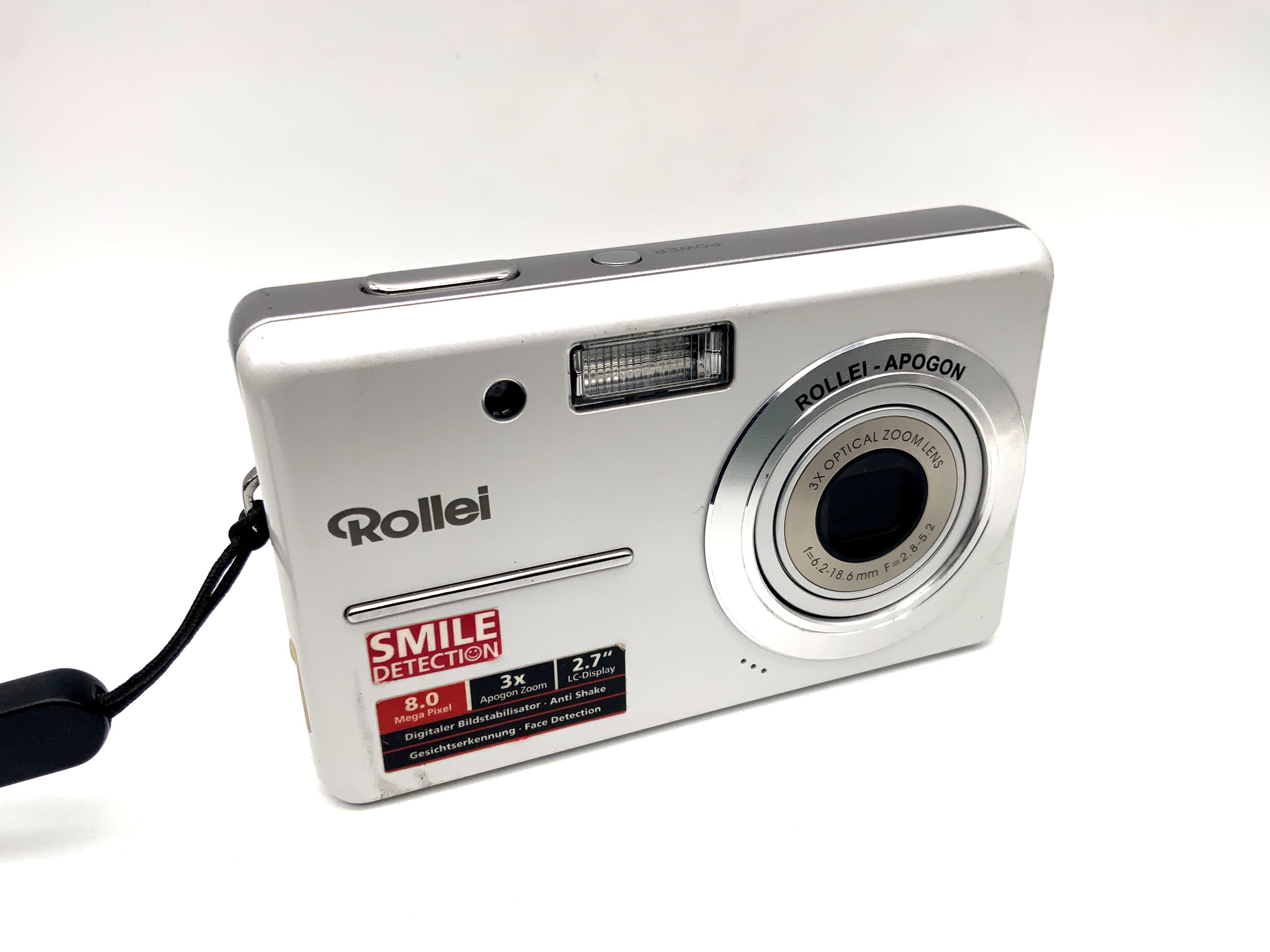 Rollei X-8 Compact Digitale Kompaktkamera mit Apogon 6.2-18.6mm 8MP