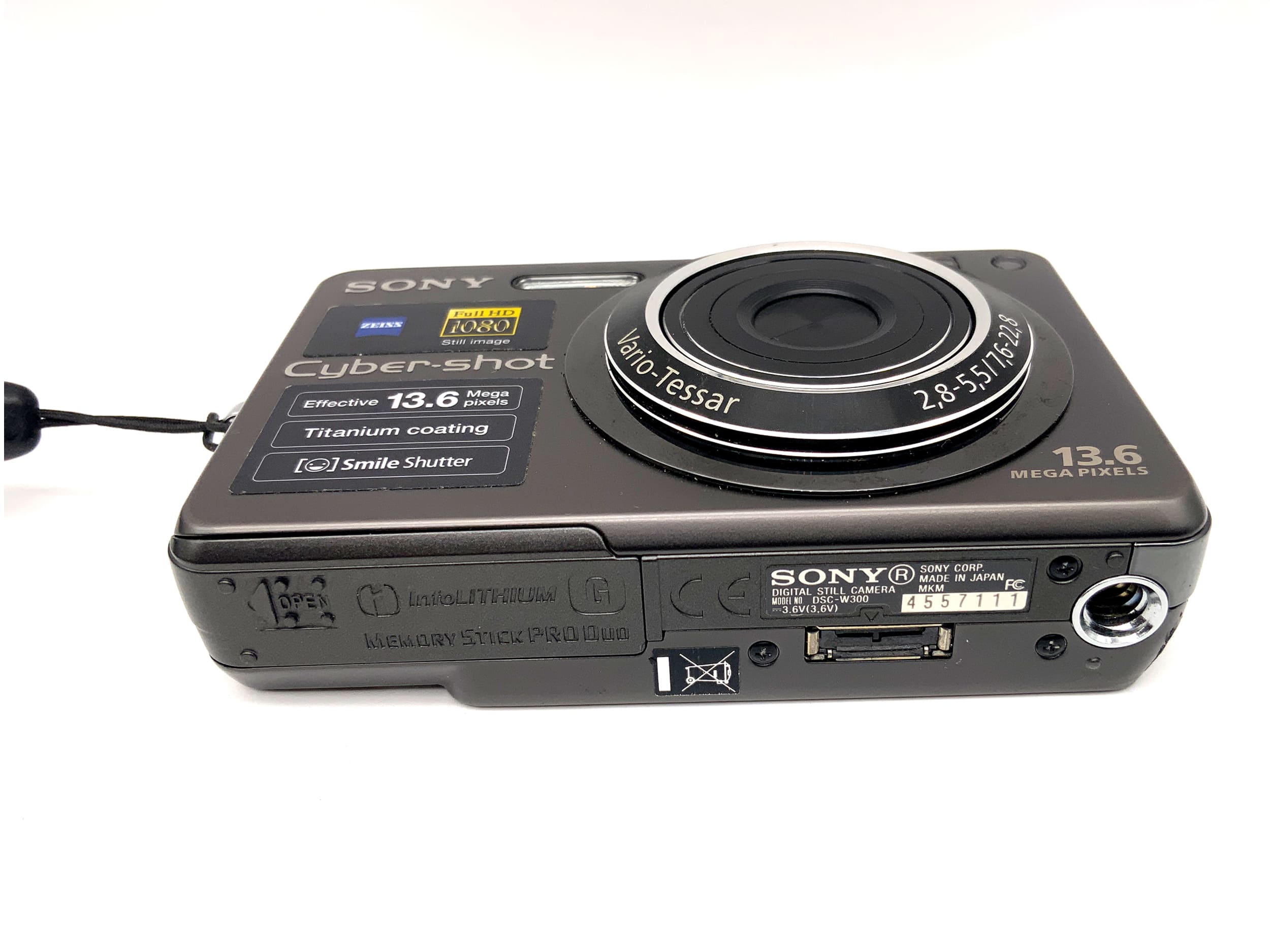 Sony Cyber-Shot DSC-W300 Digitalkamera mit Carl Zeiss Vario-Tessar 13.6MP