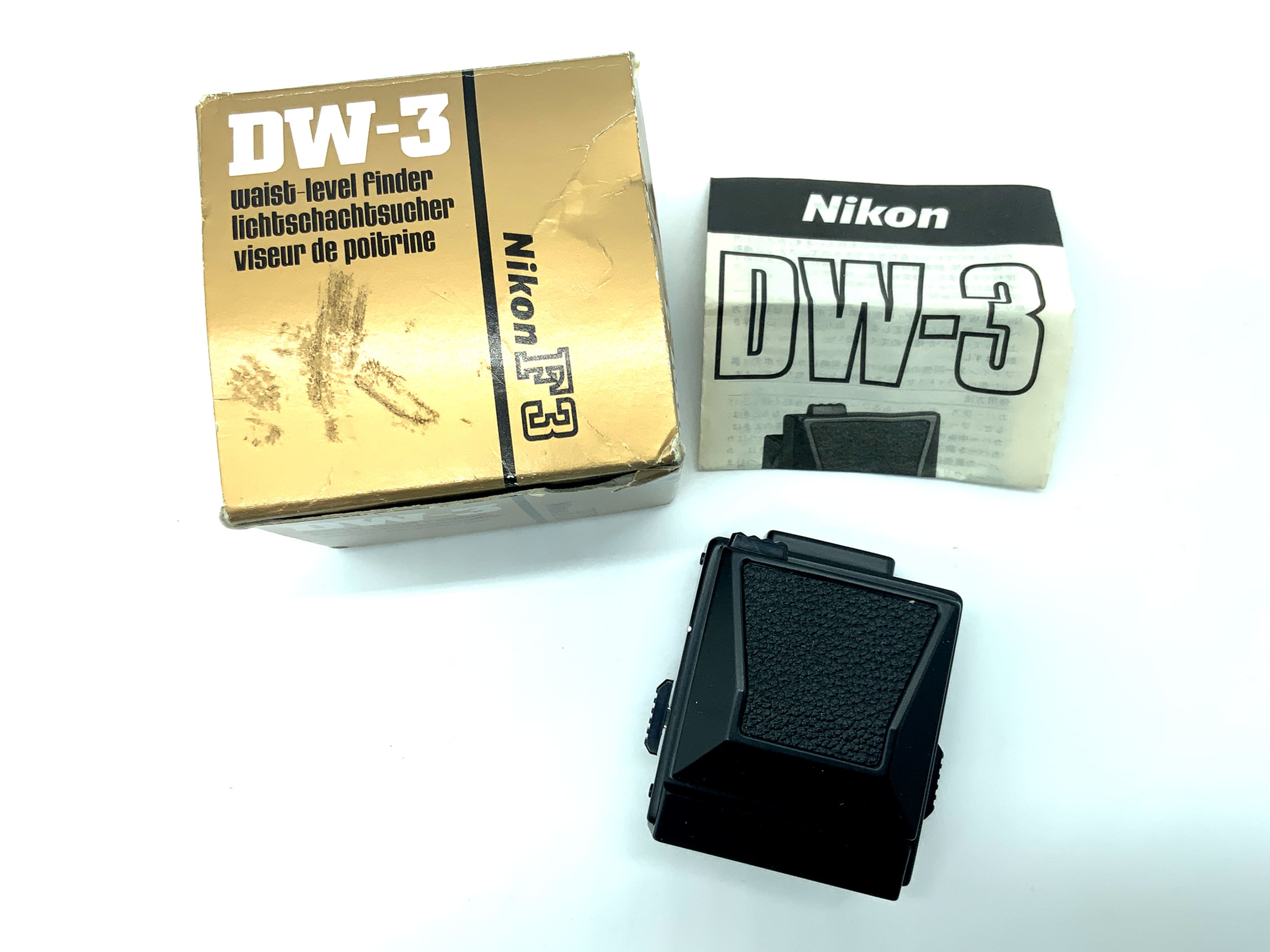 Nikon DW-3 Lichtschacht für F3 F3HP F3/T Lichtschachtsucher waist level finder