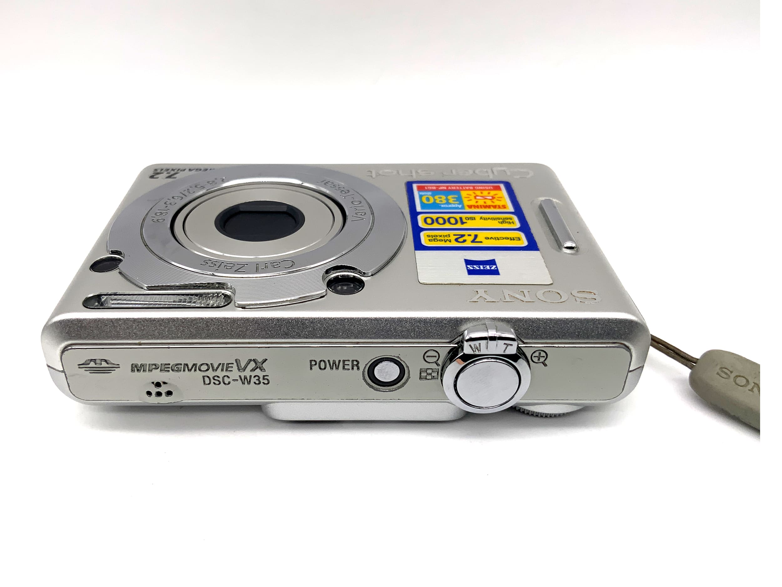 Sony Cyber-Shot DSC-W35 Digitale Kompaktkamera mit Carl Zeiss Vario-Tessar