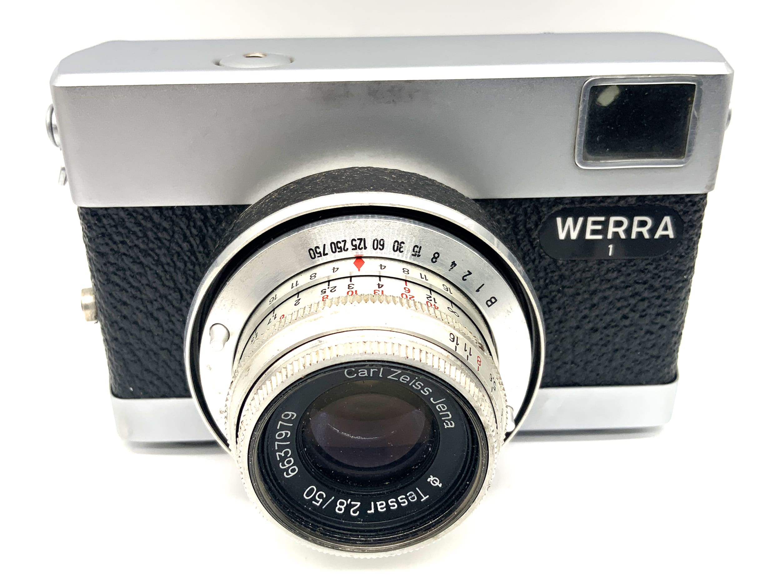 Carl Zeiss Werra 1 Sucherkamera mit Tessar 2.8/50 Prestor RVS Analogkamera