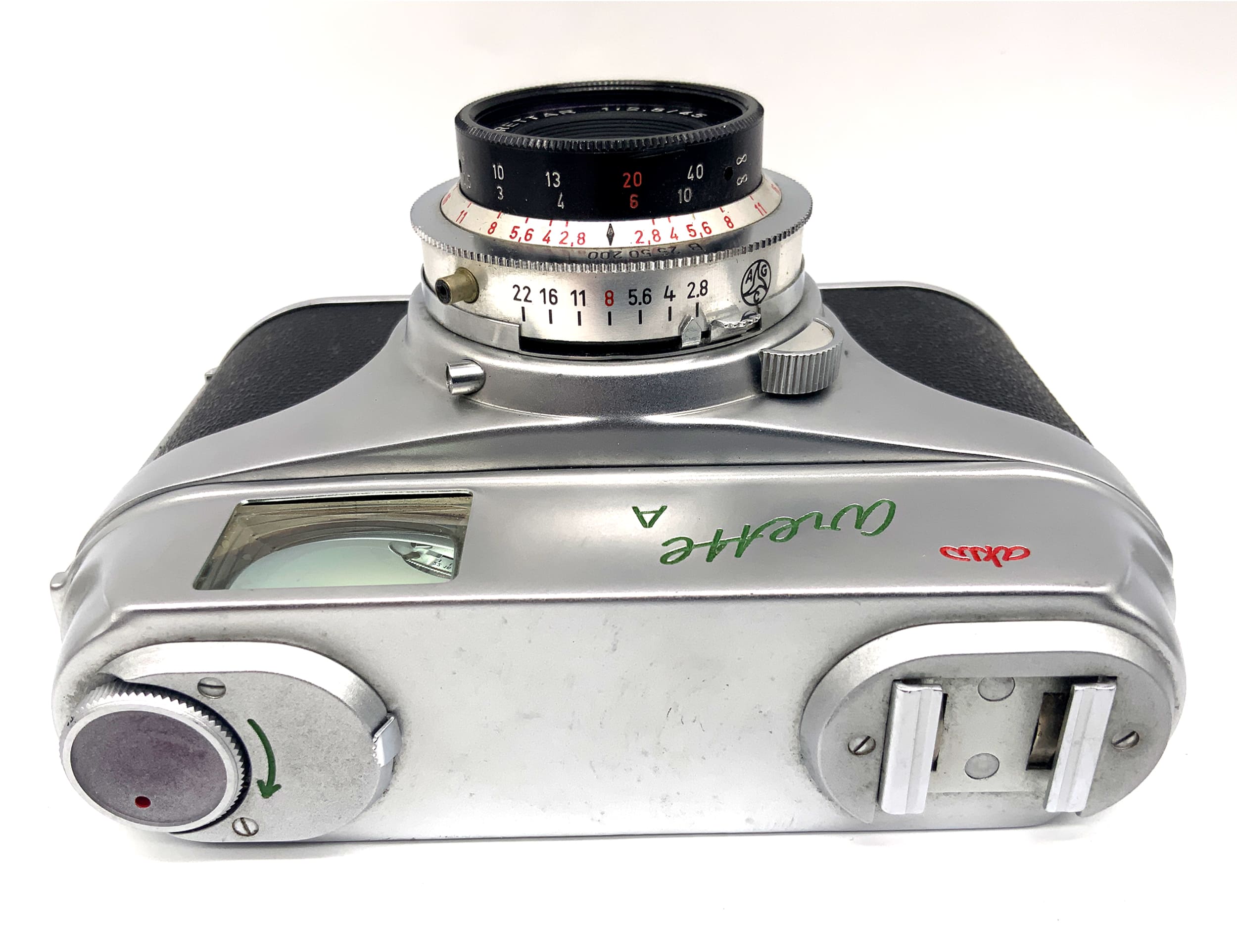 Aka Arette A Sucherkamera mit Arettar 1:2.8/45 Vario Kompaktkamera Analogkamera