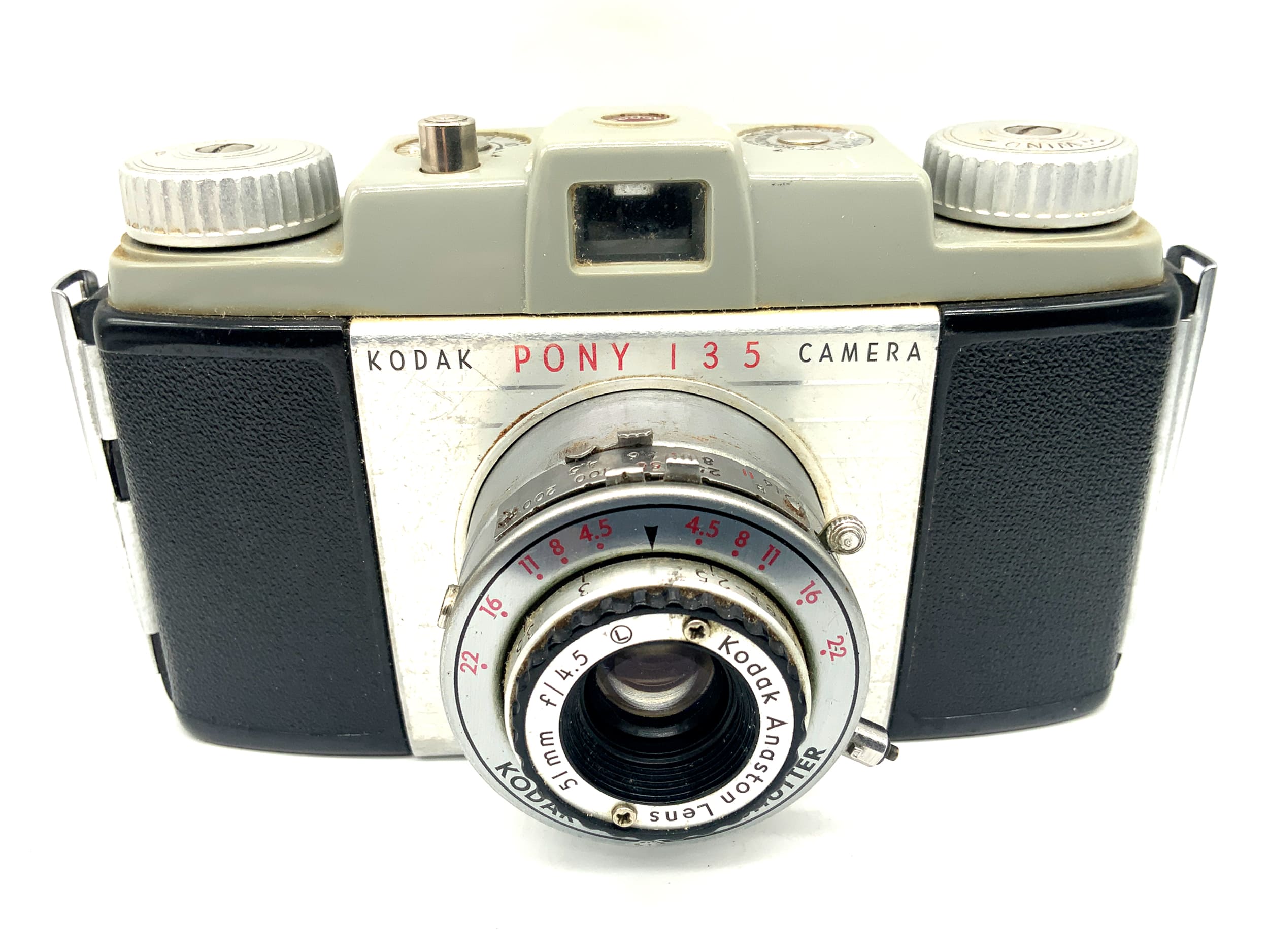 Kodak Pony 135 Sucherkamera Anaston 51mm f/4.5 Flash 200 Shutter Analogkamera