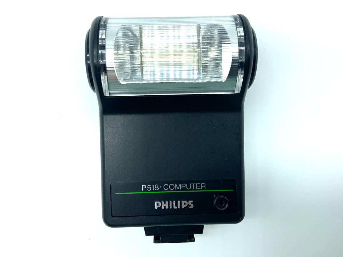 Phillips P518 Computer Blitzgerät Mittelkontakt universal Kamera Blitz Flash
