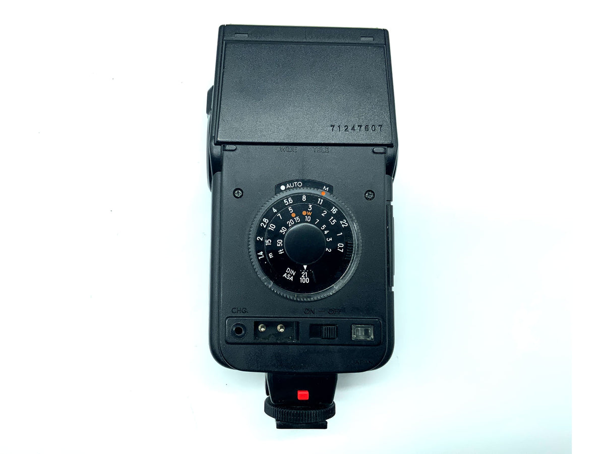 Minolta Auto 28 Blitzgerät Mittelkontakt universal Kamera Blitz Flash