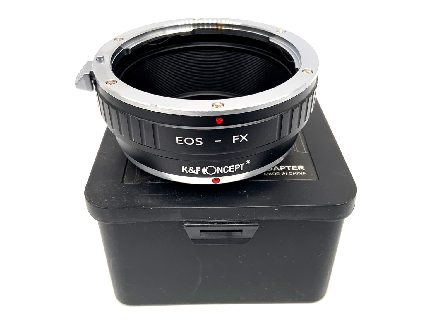 K&F Concept EOS-FX Objektivadapter lens mount converter (Canon EF -> Fujica X)