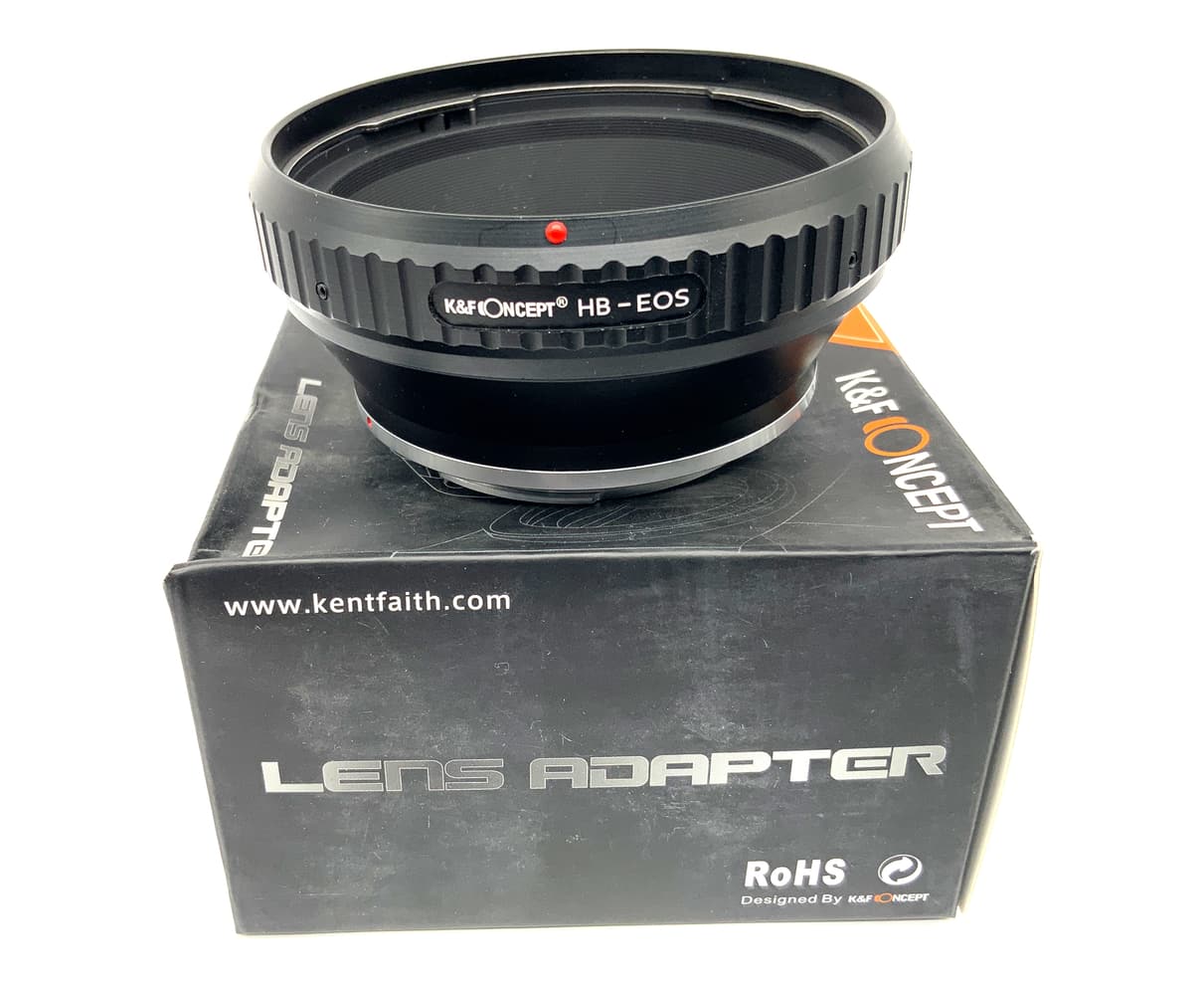 K&F Concept HB-EOS Objektivadapter (Hasselblad V -> Canon EF)