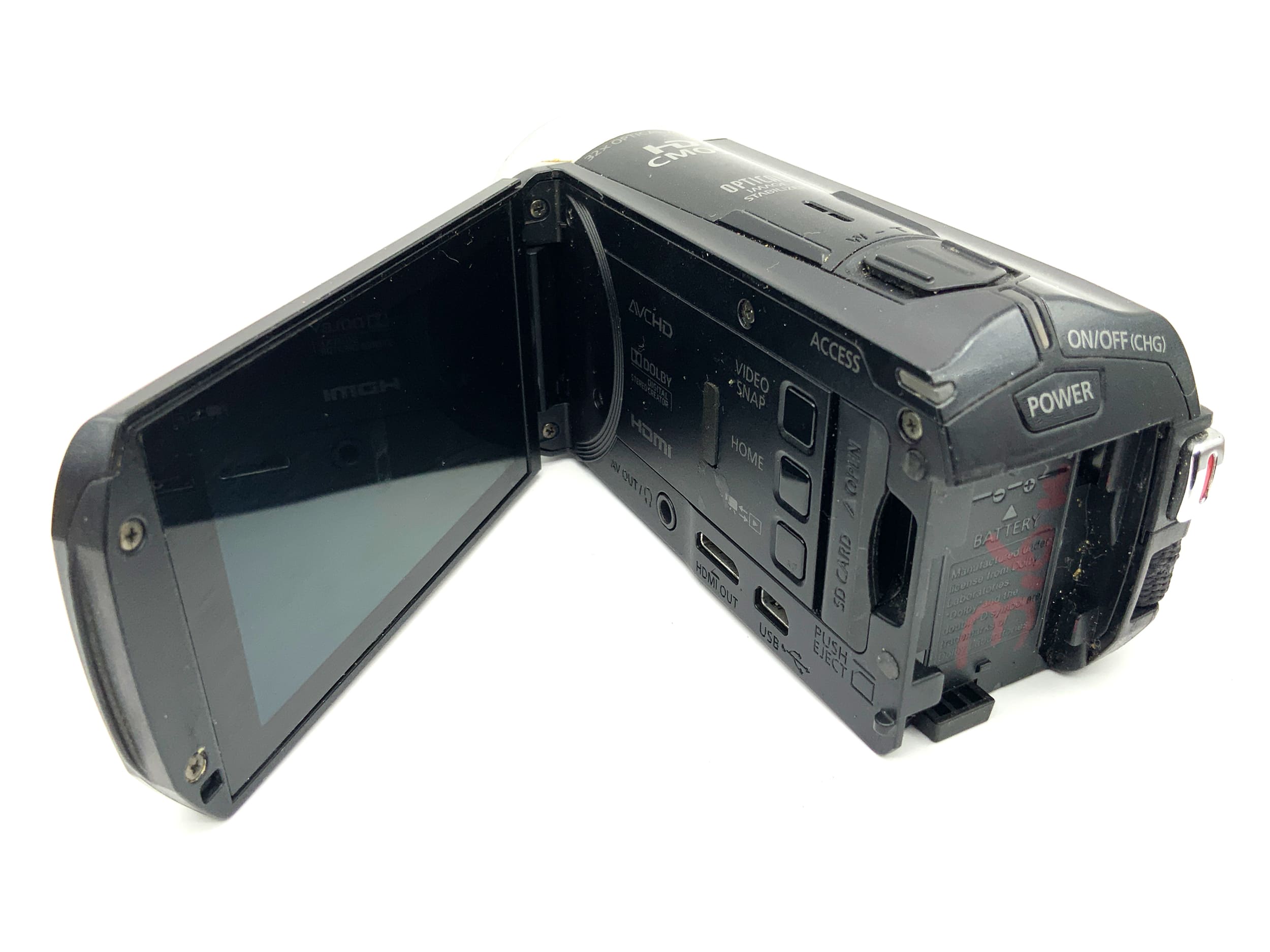 Canon Legria HF R306 Camcorder mit 2.8-89.6mm 1:1.8 Videokamera mit Akku