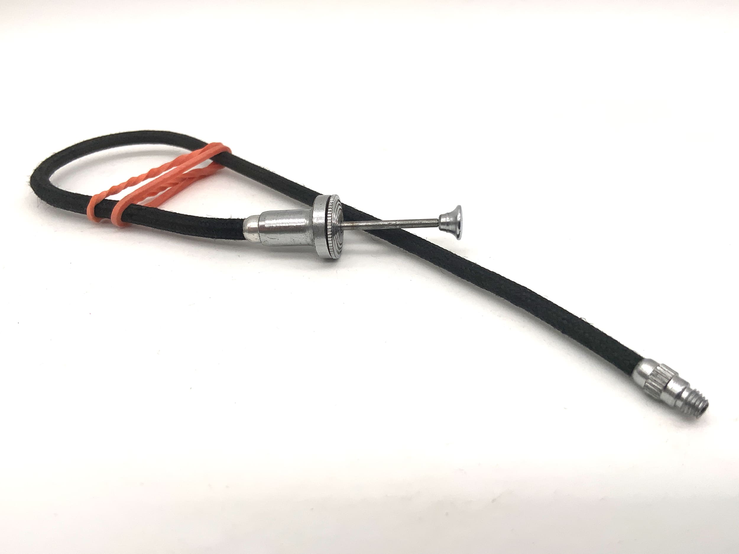 ca.21cm Drahtauslöser schwarz mit Feststeller Kabelauslöser