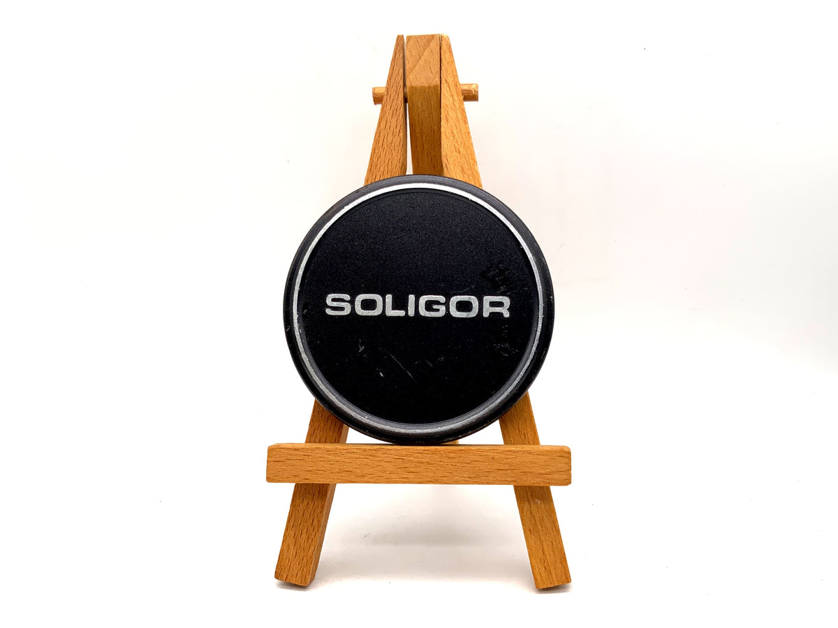 Bouchon d'objectif en aluminium à enfiler Soligor (57 mm)