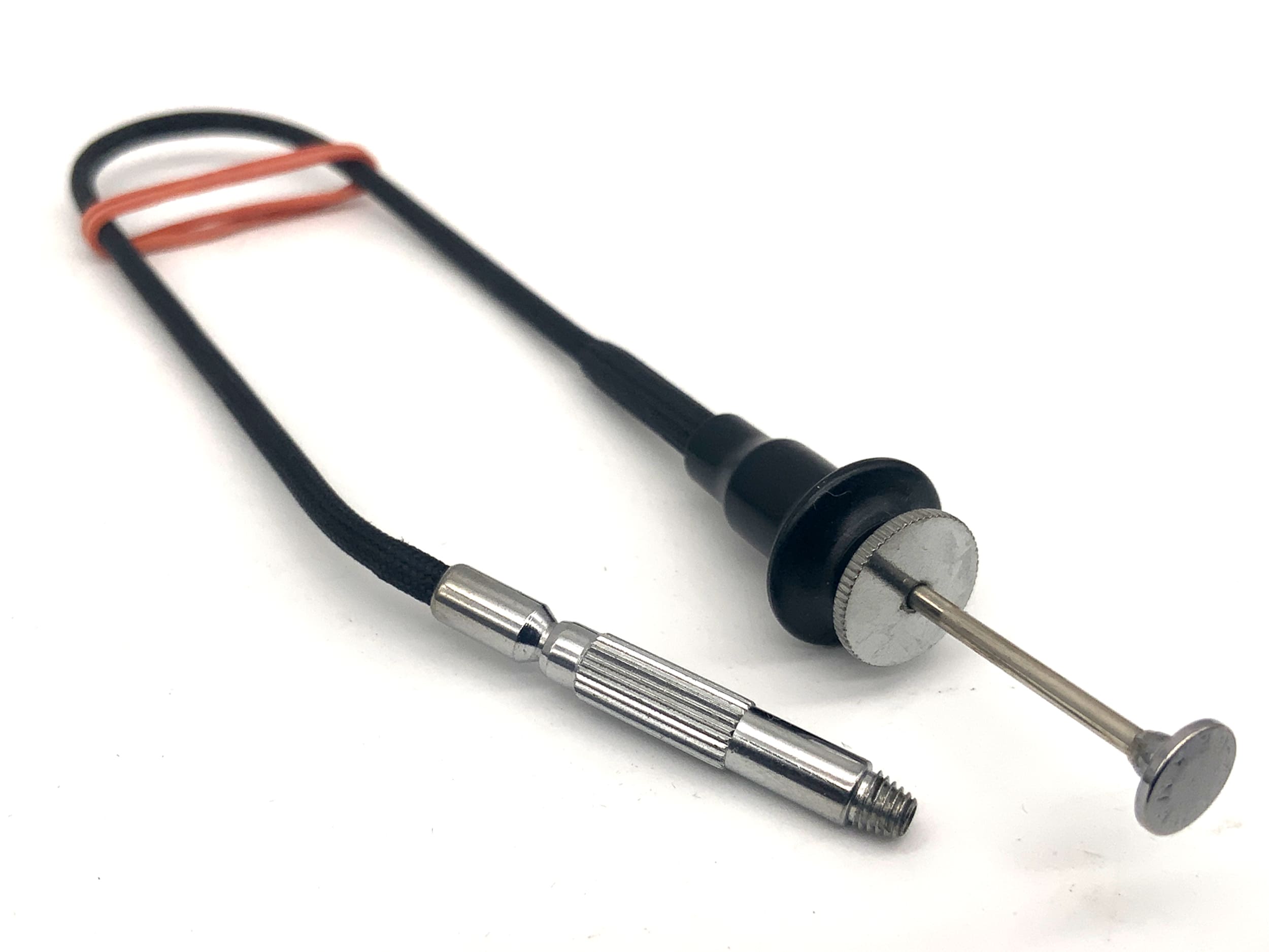 ca.26cm Drahtauslöser schwarz mit Feststeller Kabelauslöser