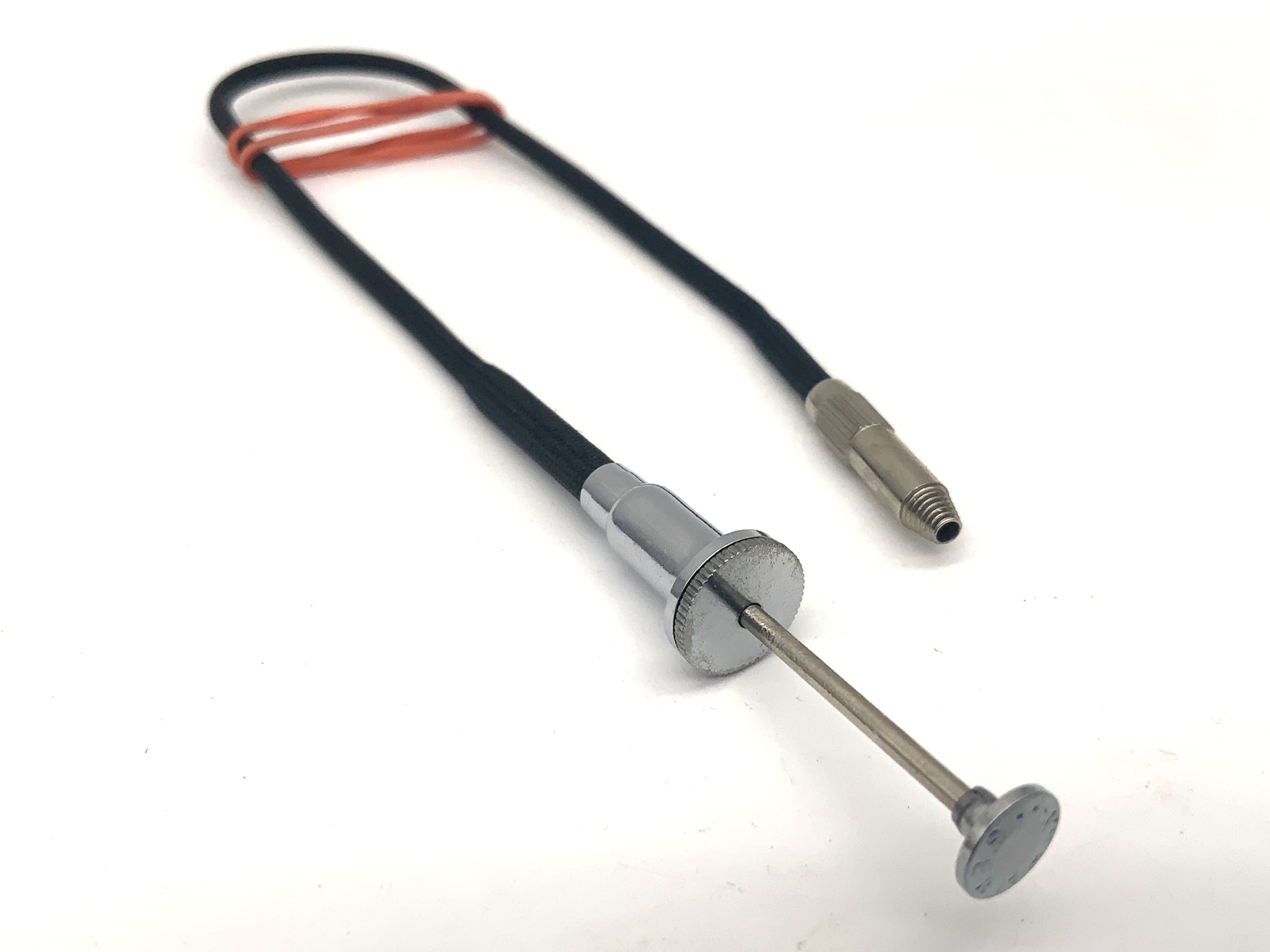 ca.26cm Drahtauslöser schwarz mit Feststeller Kabelauslöser