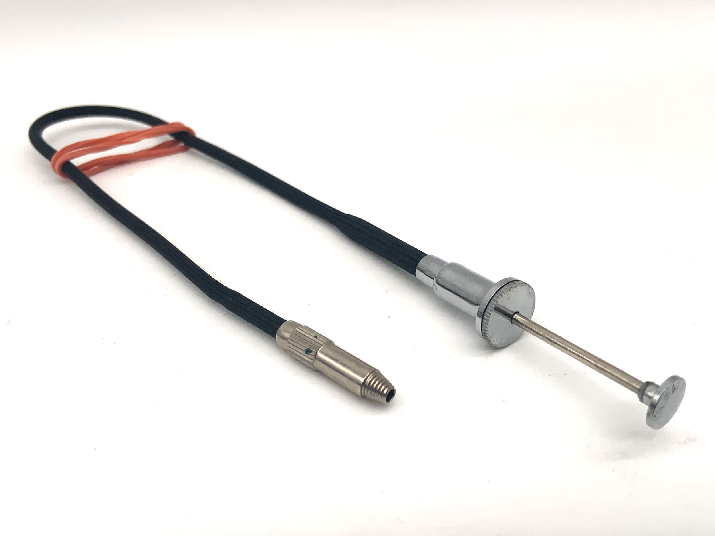 ca.26cm Drahtauslöser schwarz mit Feststeller Kabelauslöser