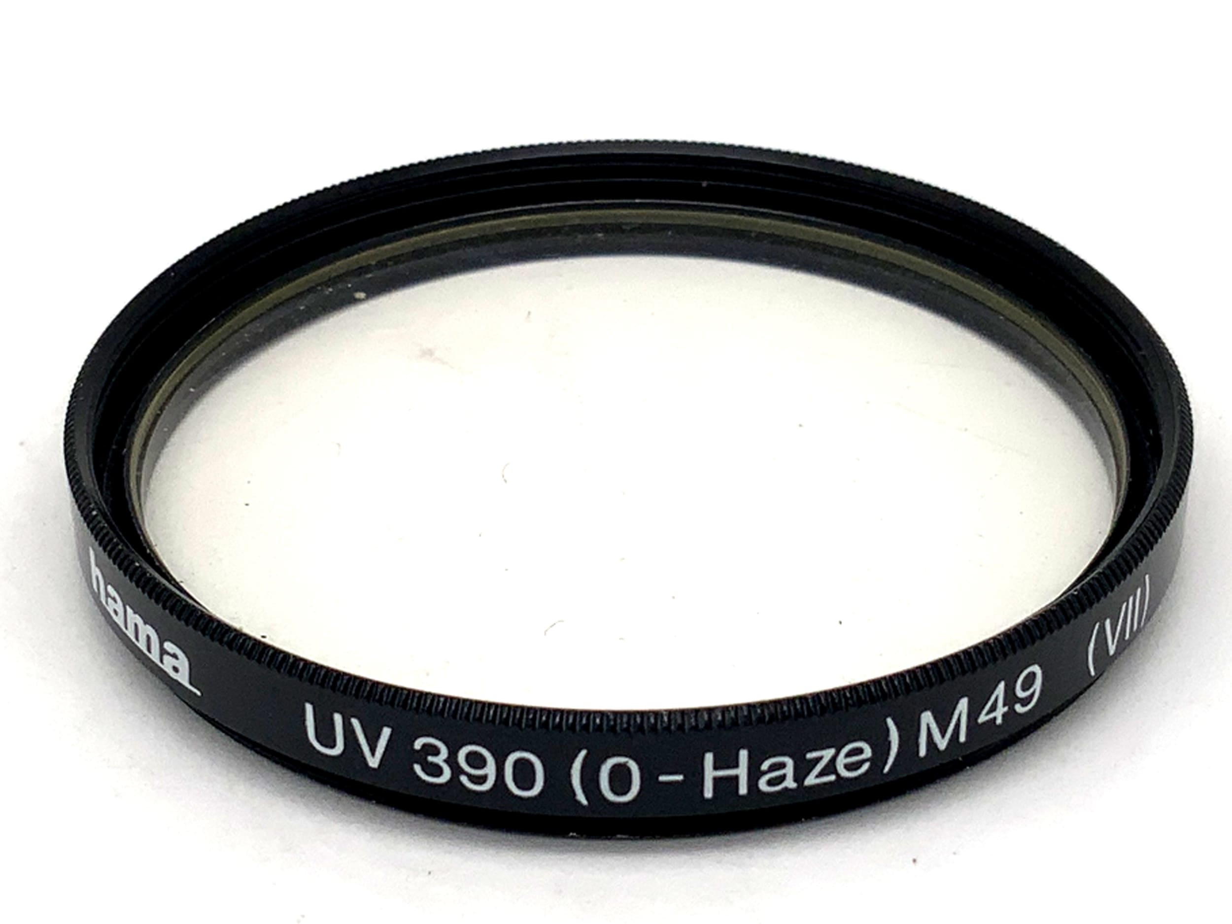 Hama UV UV390(0-Haze) M49 (VII) Filter 49mm Kreisförmig Filtergewinde