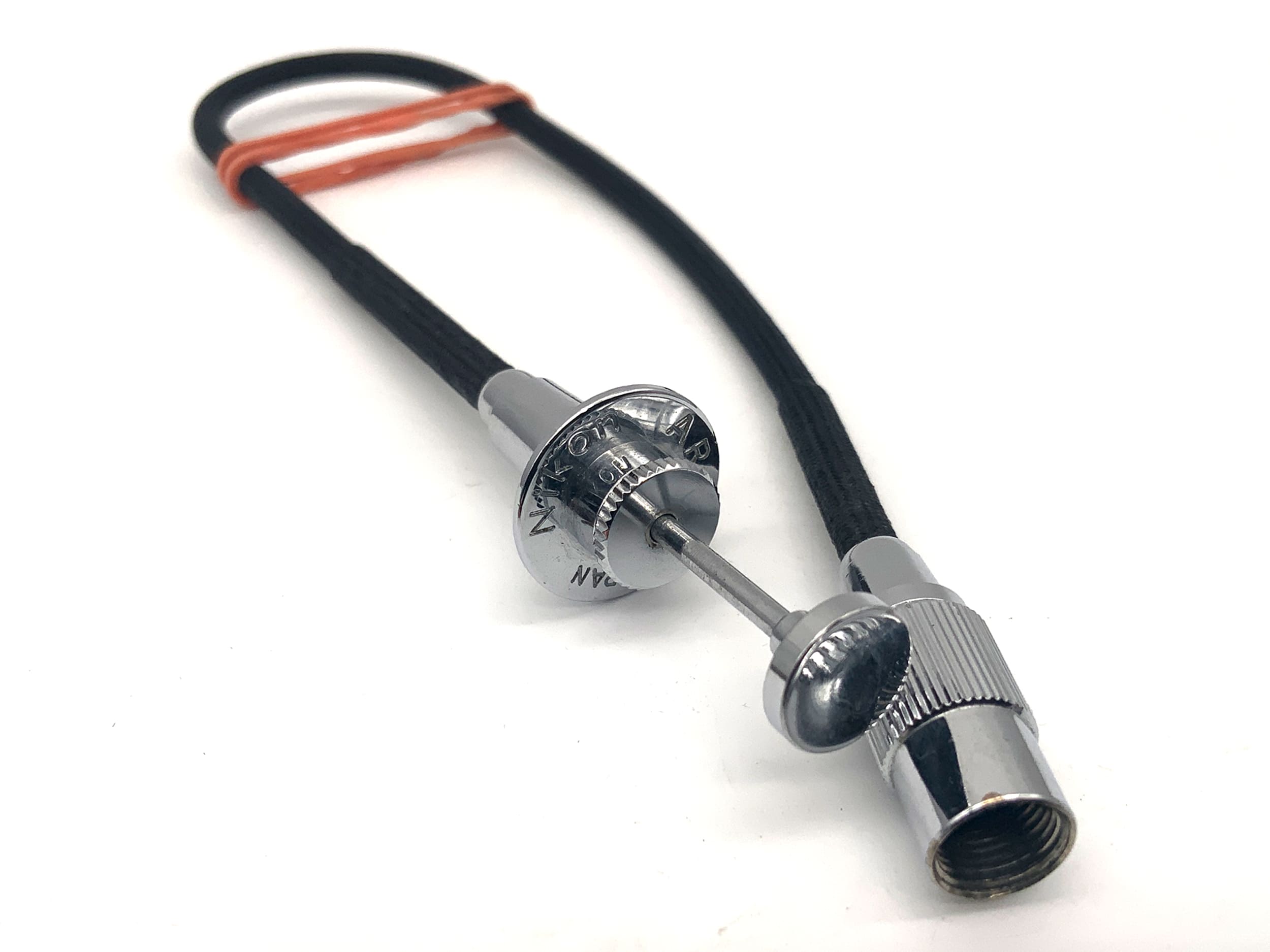 Nikon ca.27cm Drahtauslöser AR-2 mit Feststeller für Leica Glocke Kabelauslöser