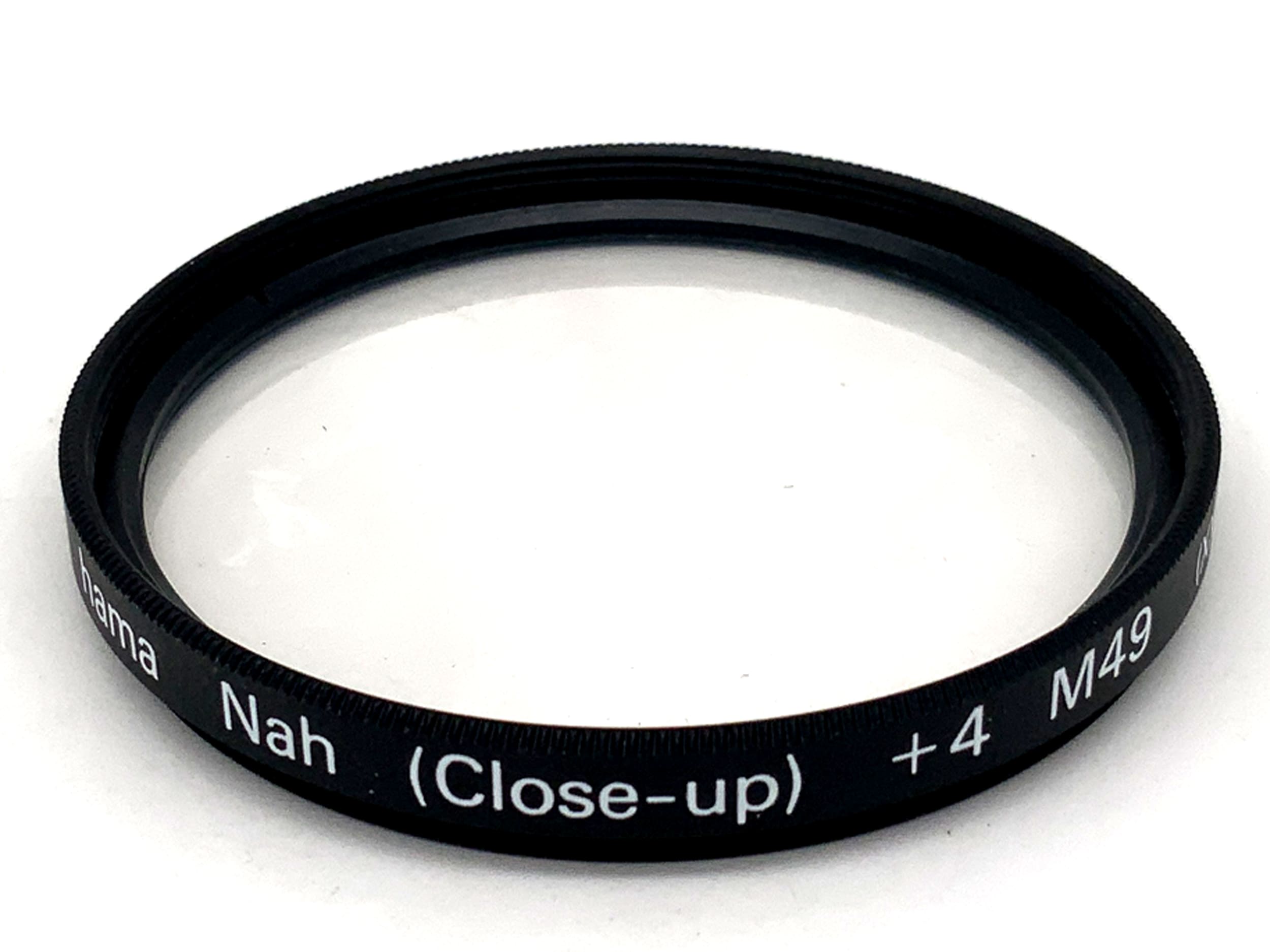 Hama Nahlinse Close-Up +4 M49 (XX II) Filter 49mm Kreisförmig Filtergewinde