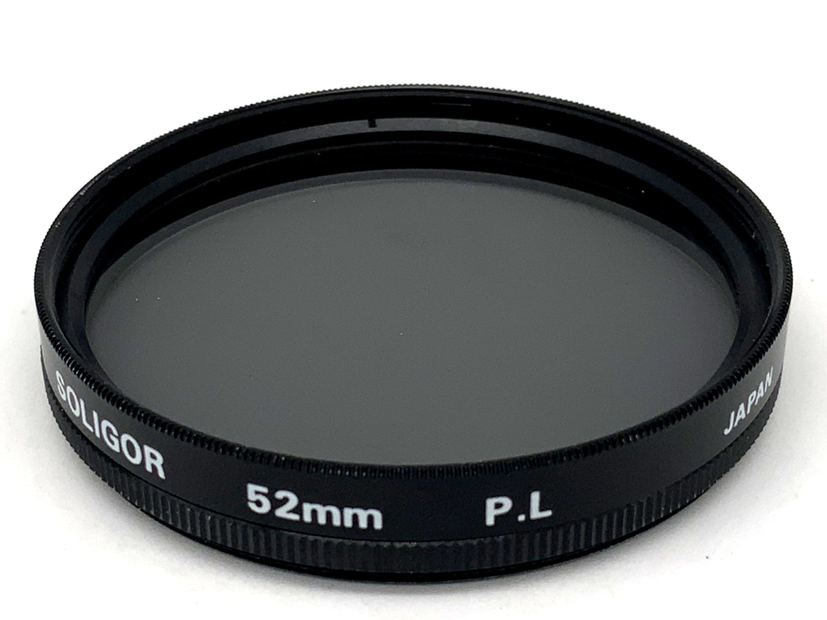 Filtre polarisant Soligor PL, filetage circulaire de 52 mm