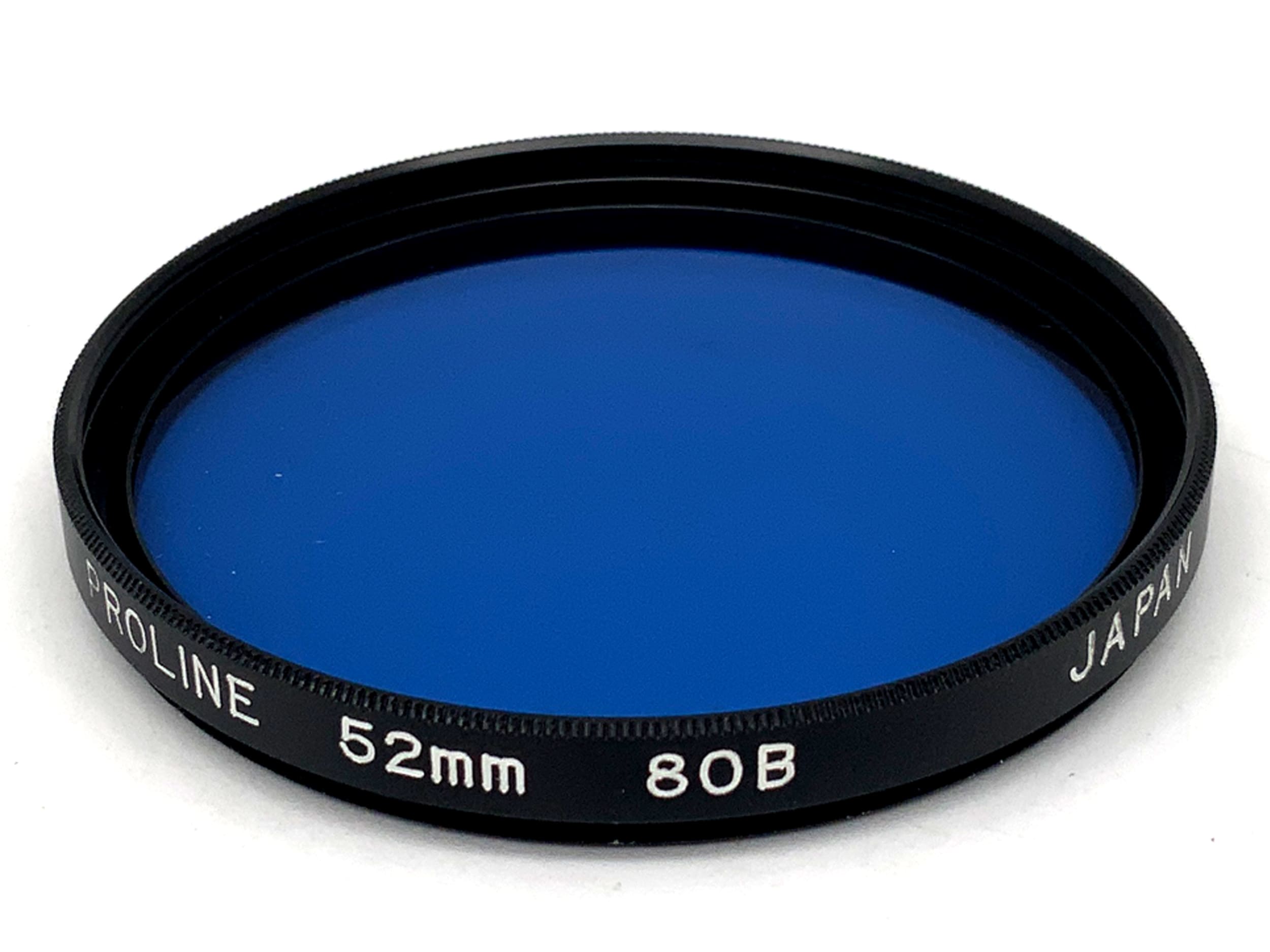 Proline Farbfilter blau/blue 80B Filter 52mm Kreisförmig Filtergewinde