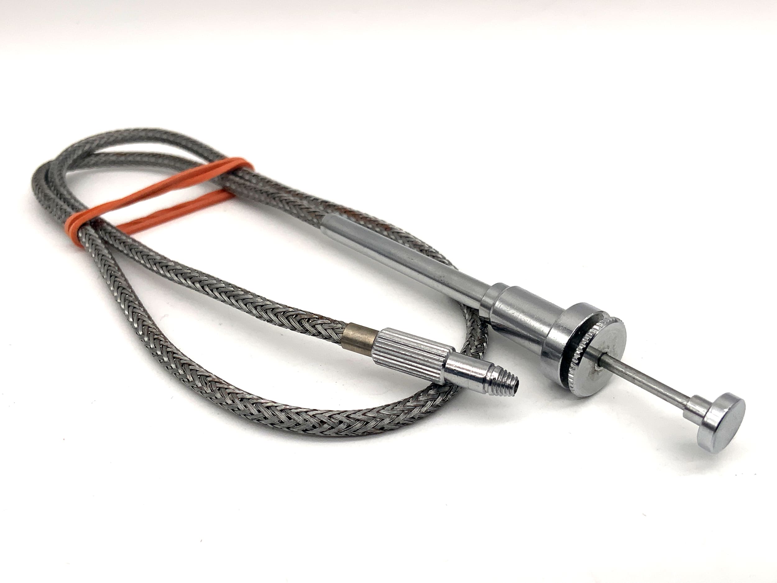 ca.50cm Drahtauslöser metall mit Feststeller Kabelauslöser