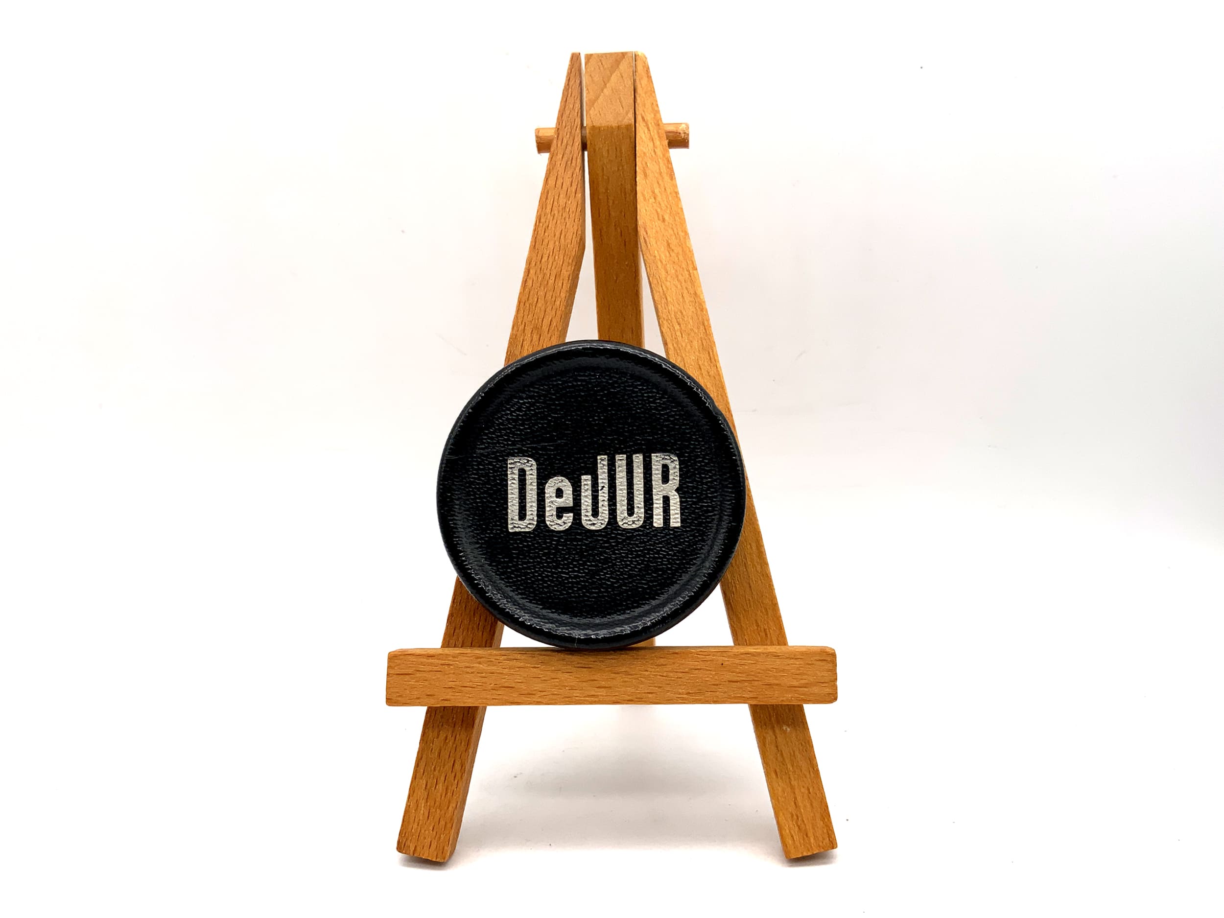 De Jur Objektivfrontdeckel Slip On Leder Kappe lens cap (40mm)