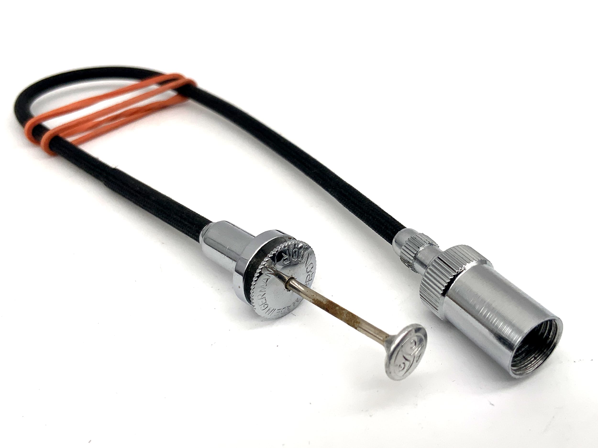 Prontor AGC ca.23cm Drahtauslöser mit Feststeller für Leica Glocke Kabelauslöser