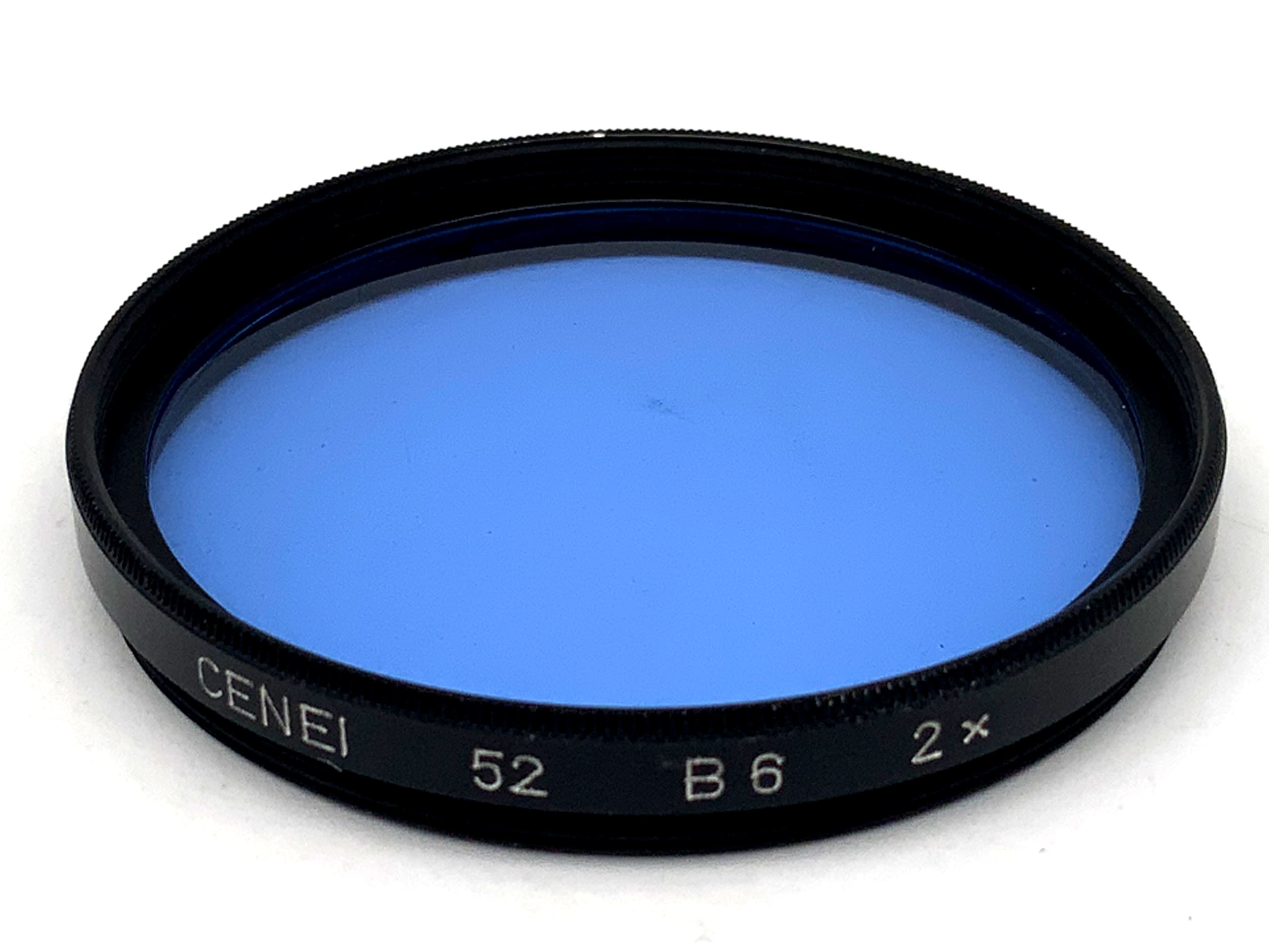 Cenei Farbfilter blau/blue B6 2x Filter 52mm Kreisförmig Filtergewinde