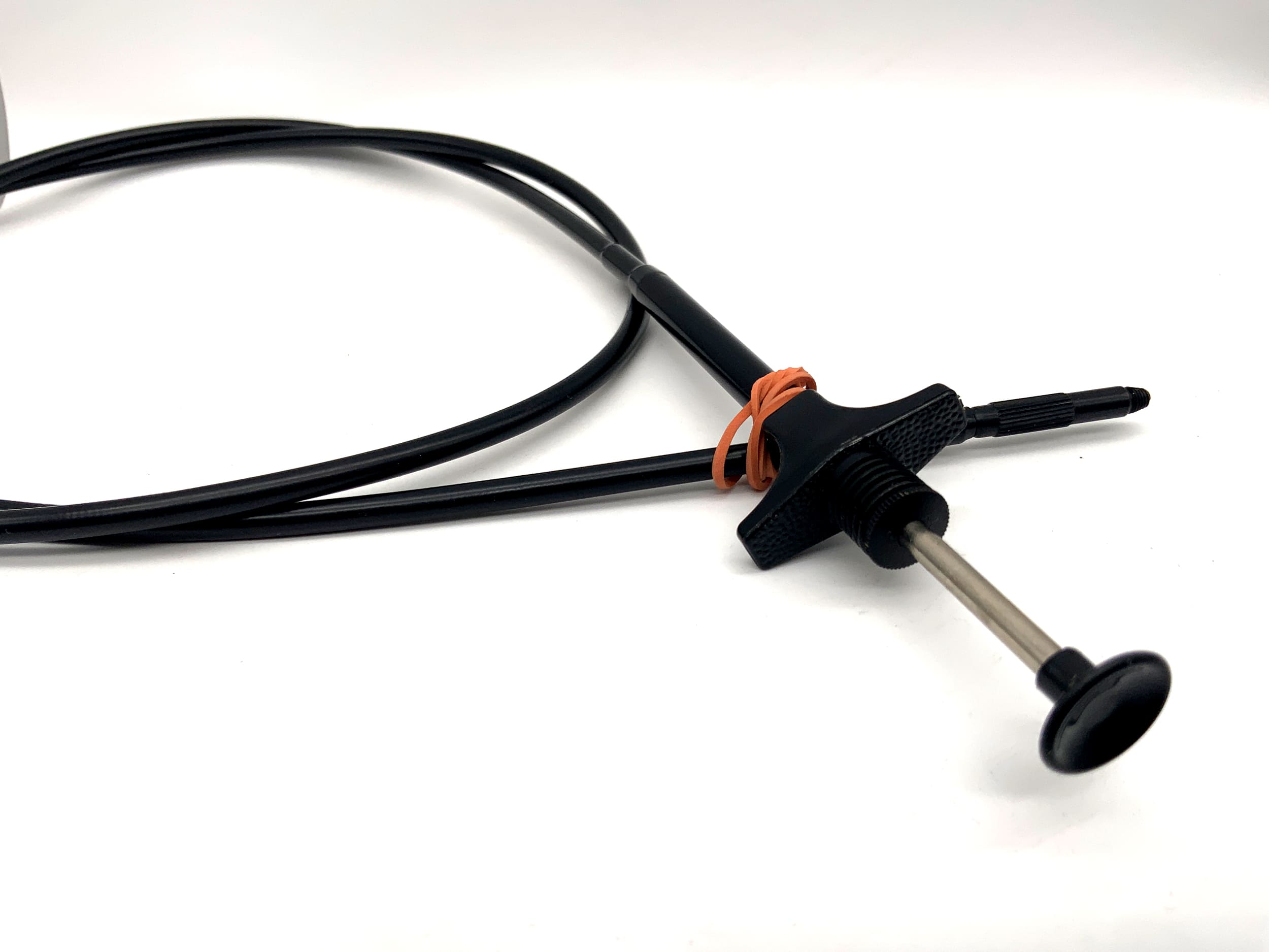 ca.100cm Drahtauslöser schwarz mit Feststeller Kabelauslöser