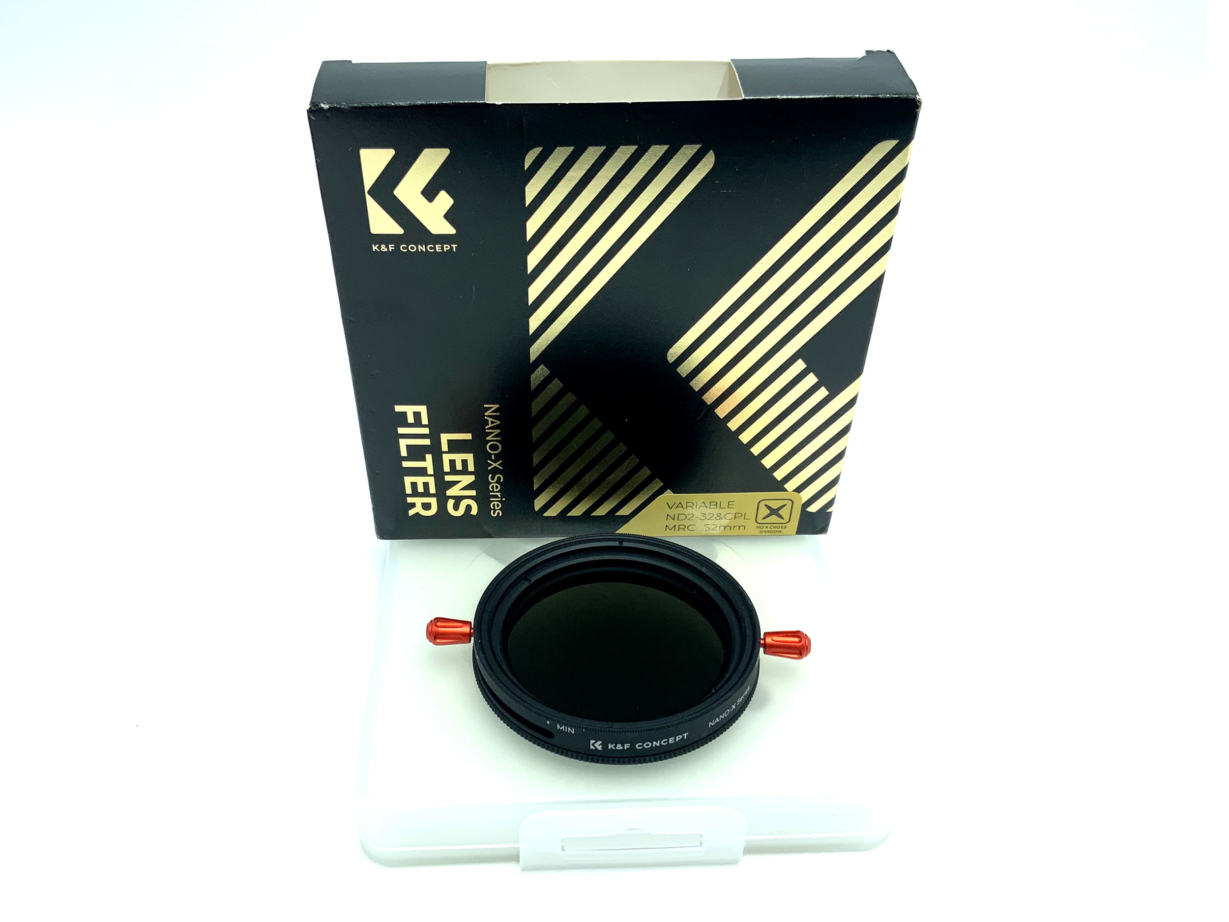 K&F Concept 2-in-1 Filter Nano-X MRC ND2-32&CPL in OVP Filter 52mm Kreisförmig