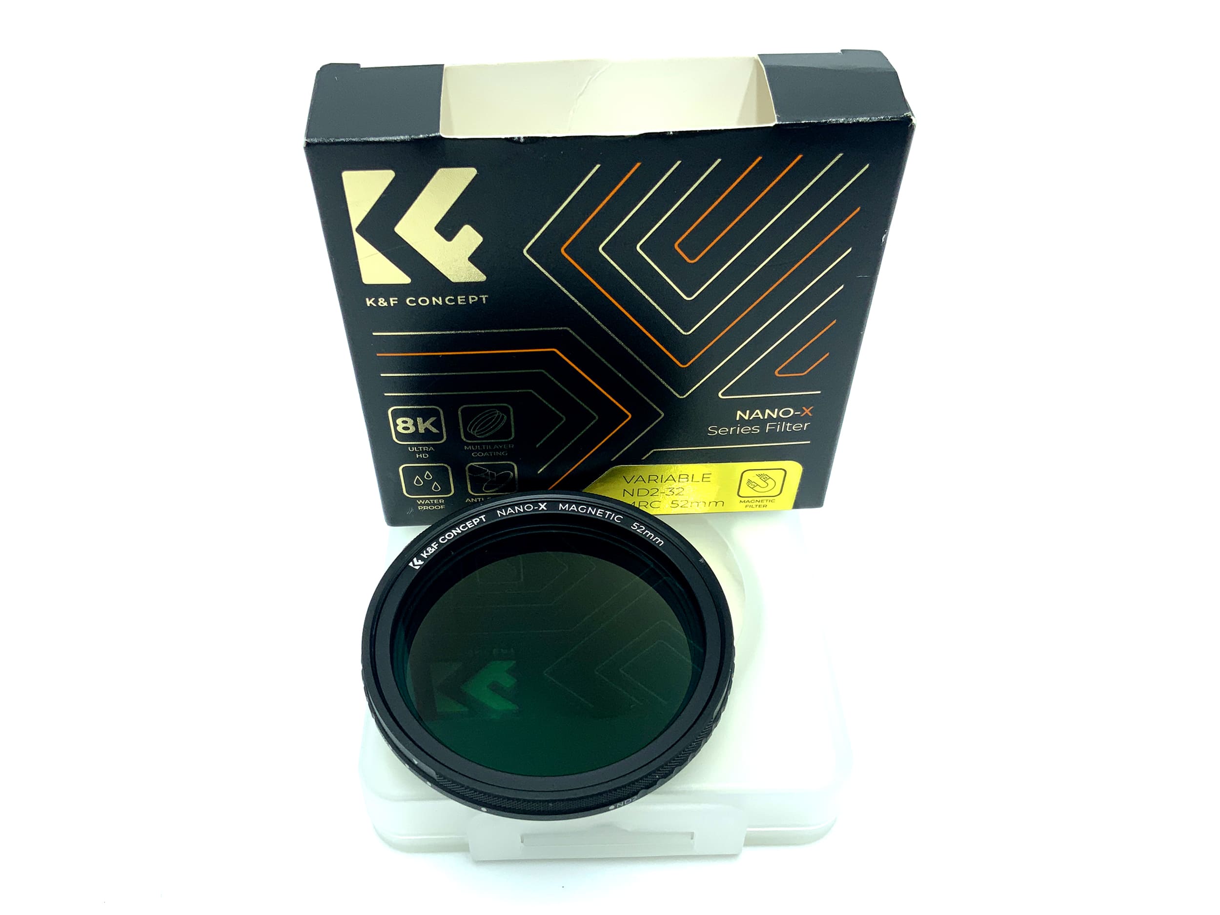 K&F Concept Graufilter Nano-X MRC Variable ND2-32 in OVP Filter 52mm Kreisförmig