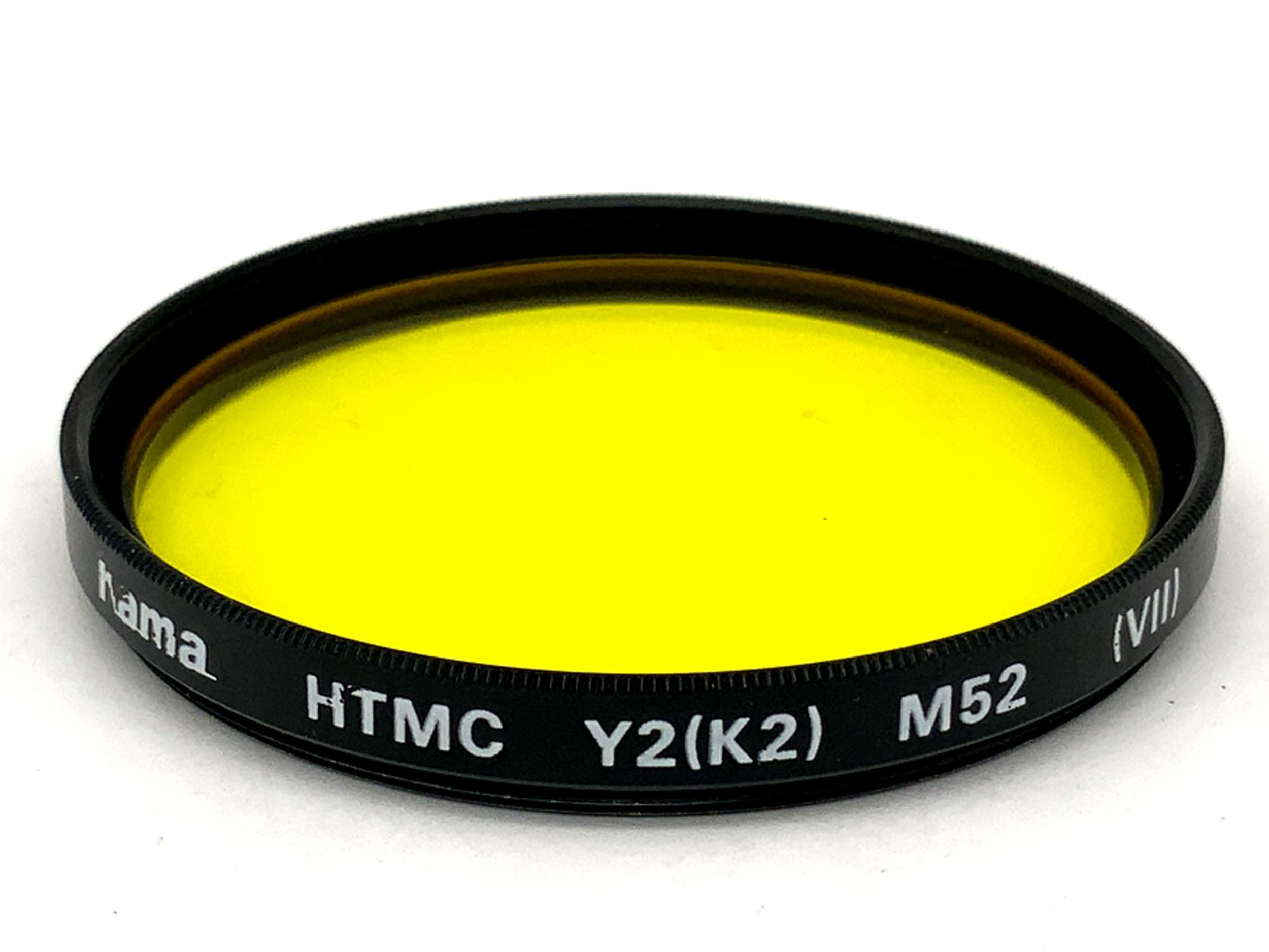 Hama Farbfilter HTMC Y2(K2) M52 (VII) gelb/yellow Filter 52mm Kreisförmig
