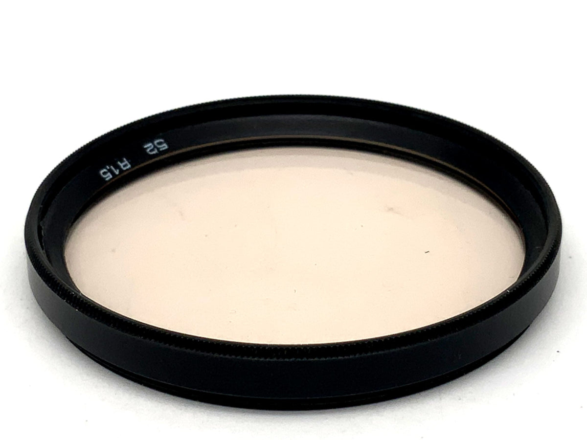 Filtre correcteur 52 R1.5, filetage circulaire de 52 mm