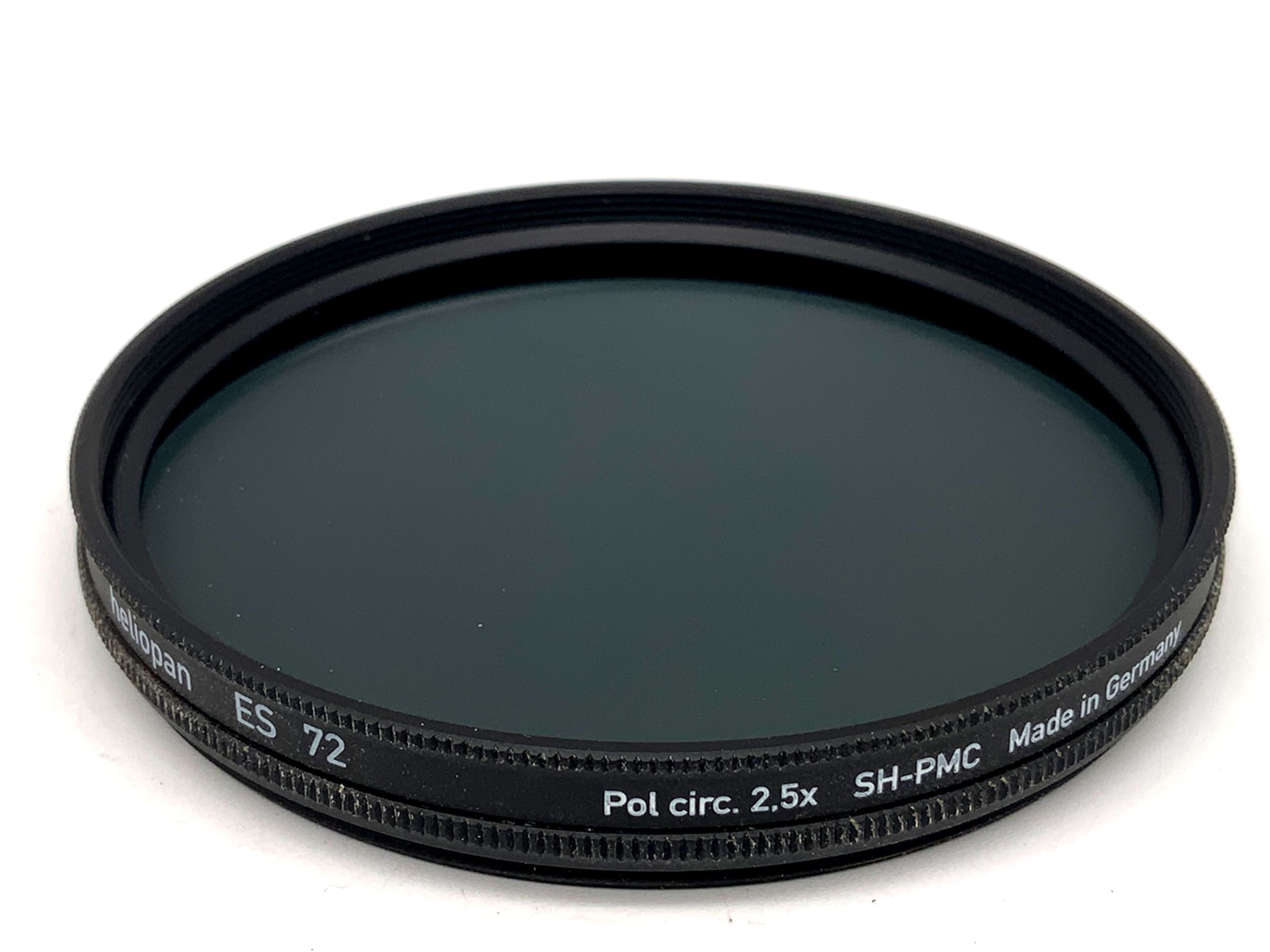 Heliopan Polfilter ES 72 Pol.circ.2.5x SH-PMC Filter 72mm Kreisförmig