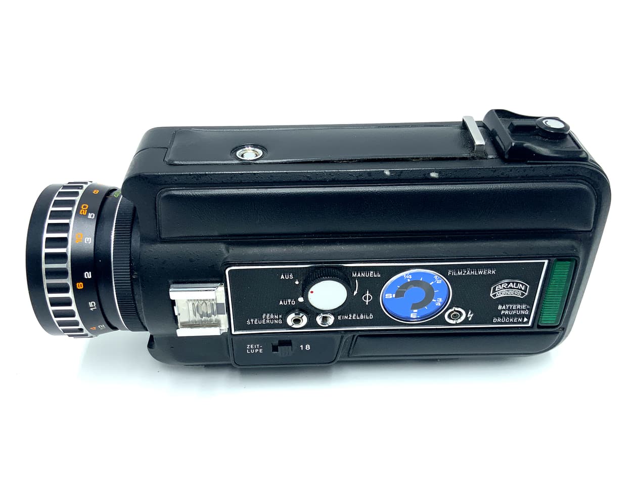 Braun Macro Compact 500 Filmkamera mit Super-Stellar Zoom 8-40mm 1:1.8