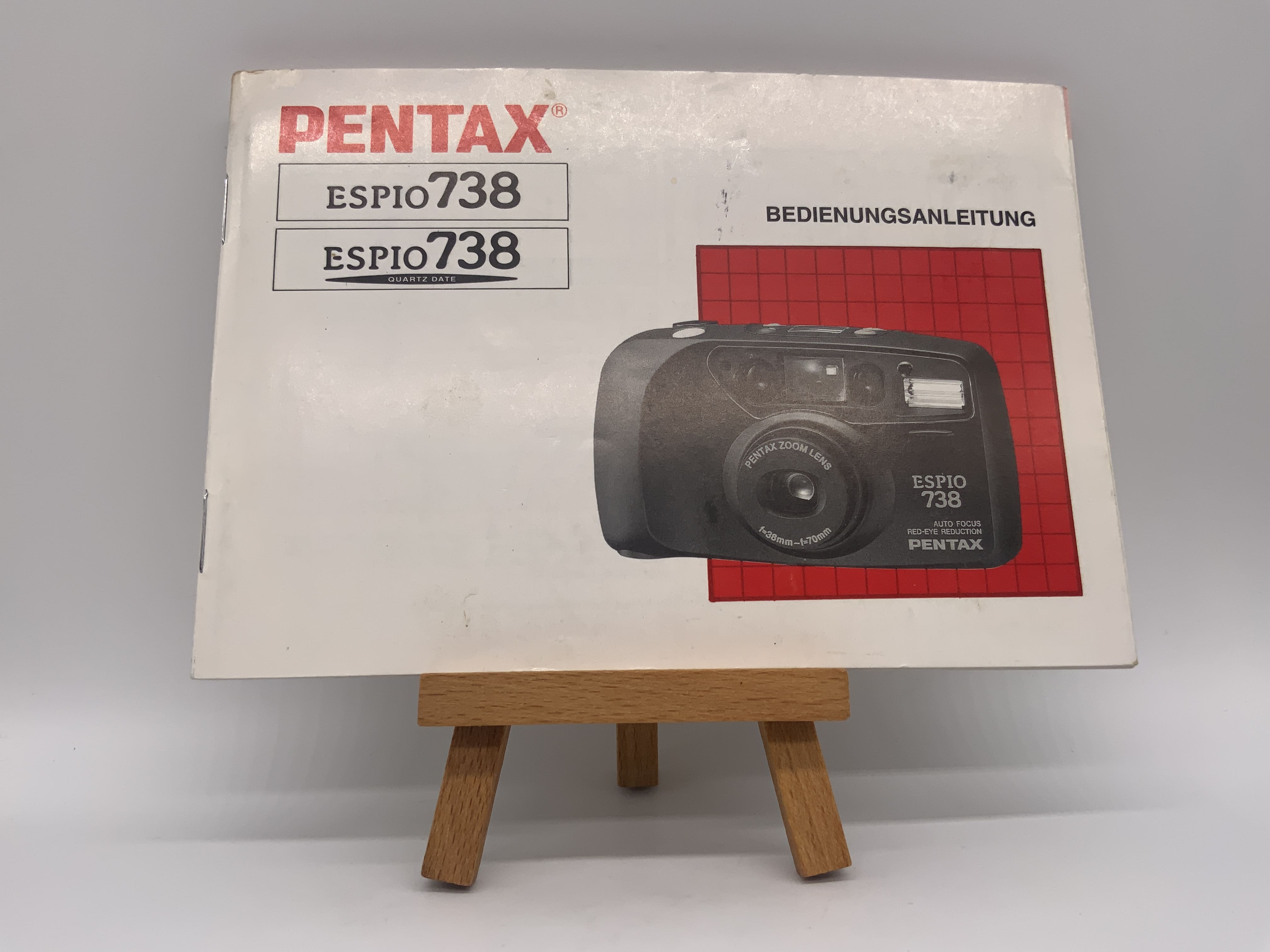 Pentax Espio 738 Quartz Date Bedienungsanleitung Deutsch